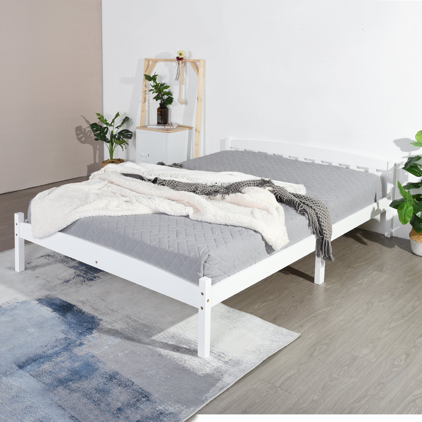 ABATE Dennenhouten Eenpersoonsbed/Tweepersoonsbed