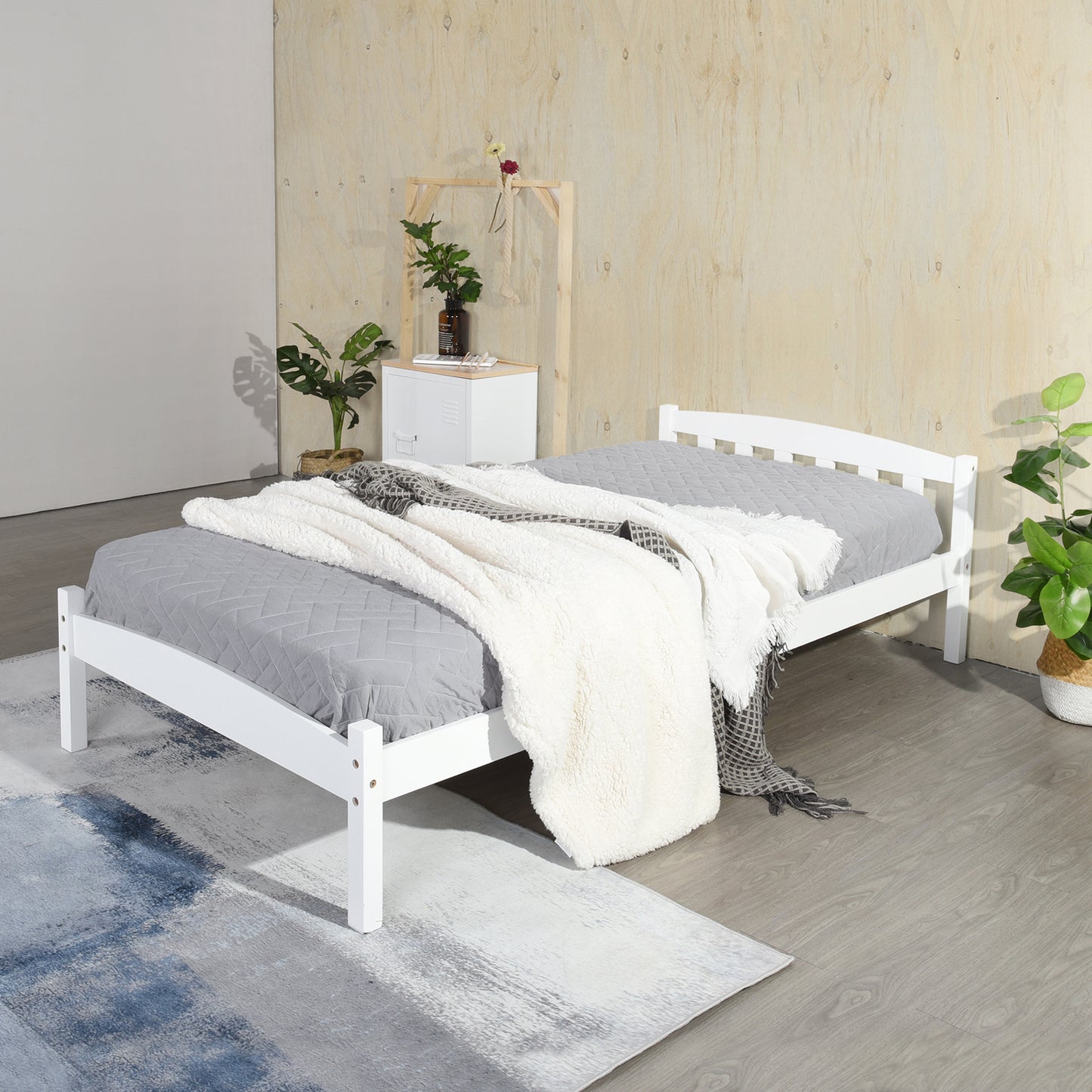ABATE Dennenhouten Eenpersoonsbed/Tweepersoonsbed