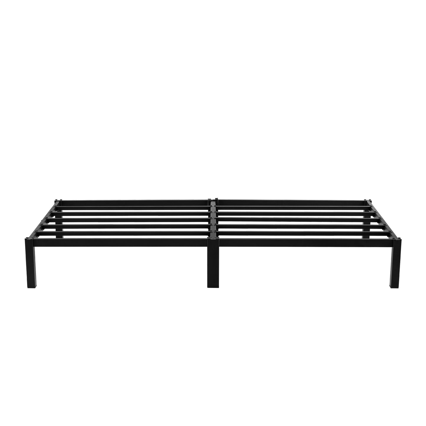 ALMA Eenpersoonsbedframe van metaal - Zwart