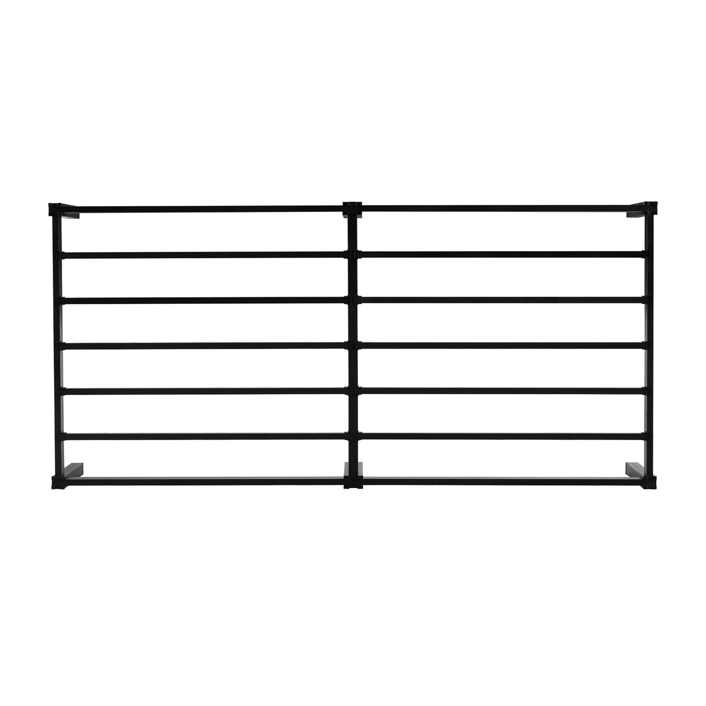 ALMA Eenpersoonsbedframe van metaal - Zwart