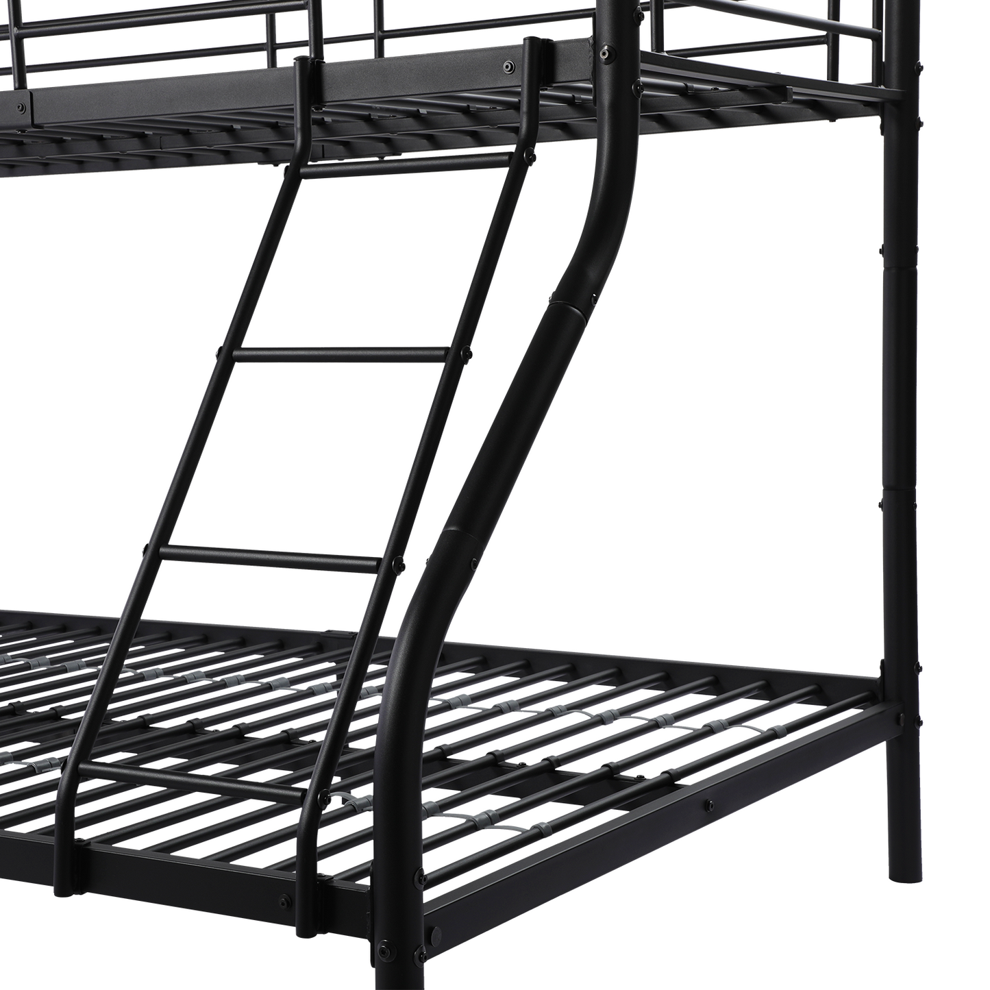 Stapelbed Met Twee Eenpersoonsbedden Boven Een Standaardbed
