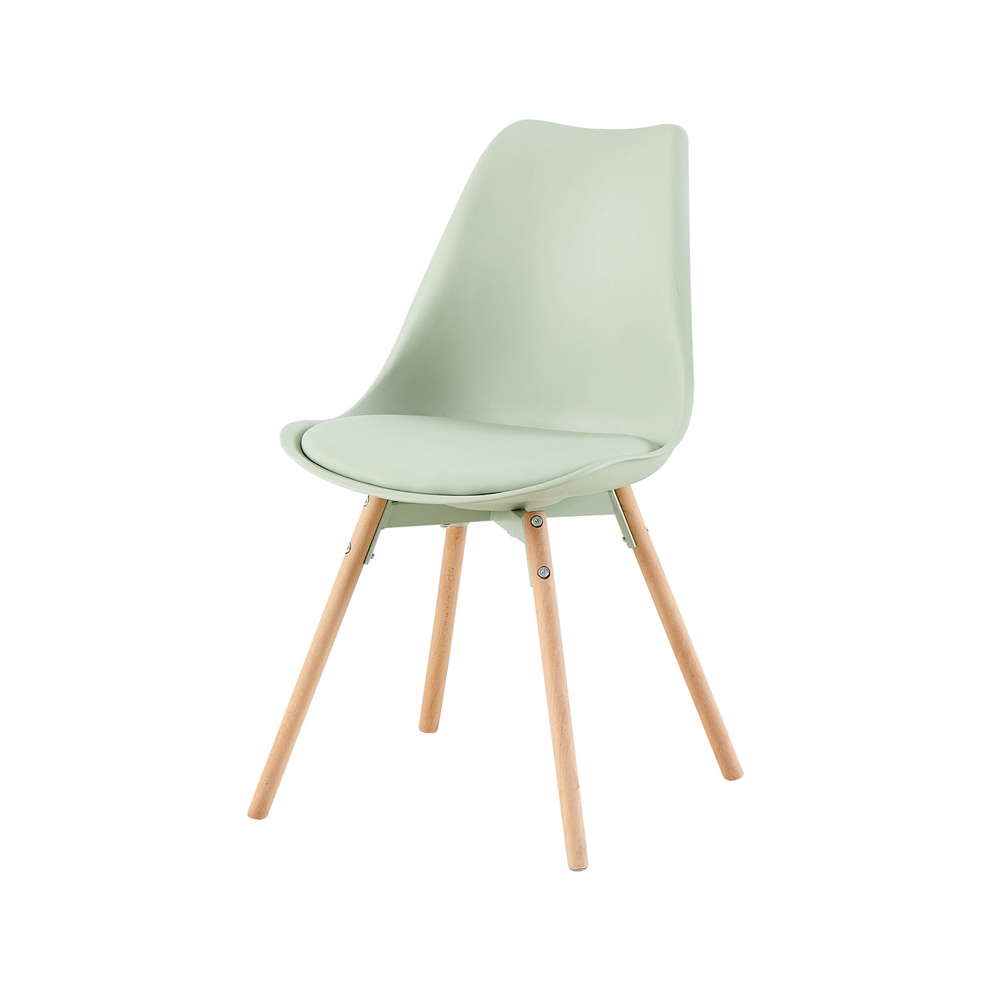 OATS Set van 4/6 Zijdelingse Accentstoelen – Lichtgrijs Blauw / Donkergrijs Blauw/Groen ijs