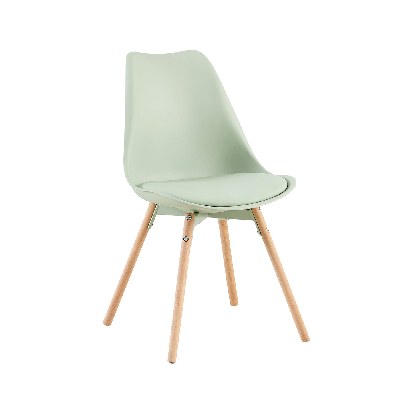 OATS Set van 4/6 Zijdelingse Accentstoelen – Lichtgrijs Blauw / Donkergrijs Blauw/Groen ijs