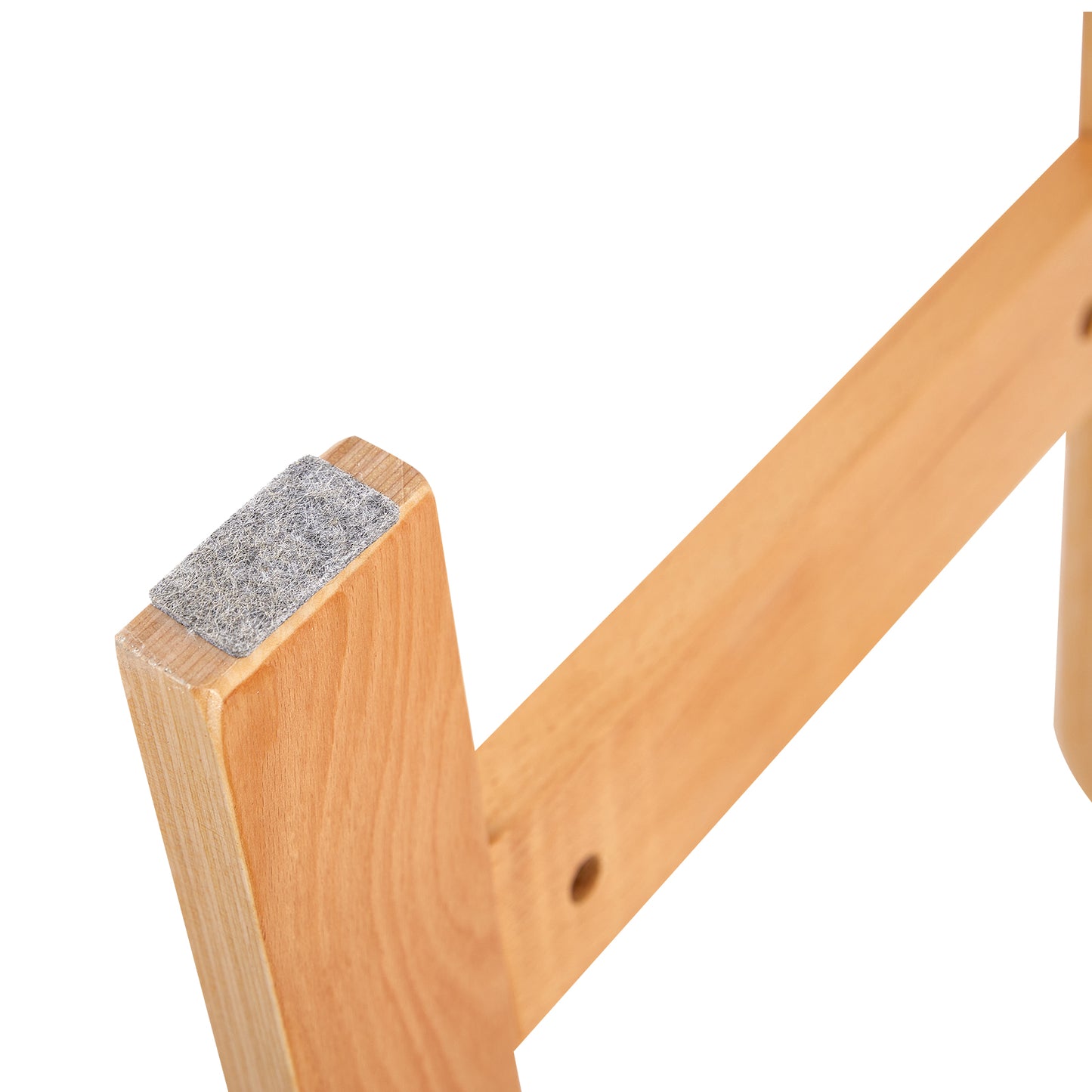 FIFE Bentwood Yoga Hoofdstand Bank - Wit