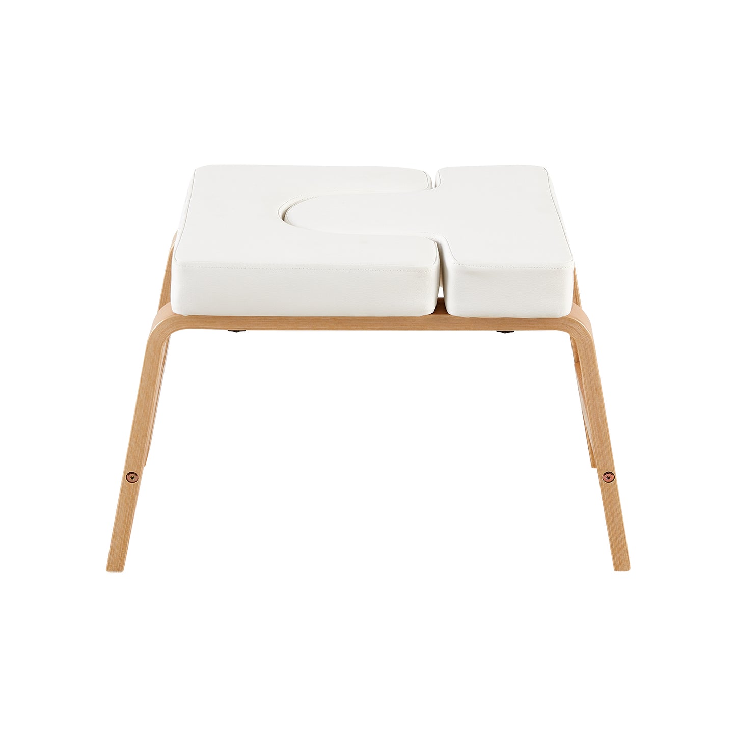 FIFE Bentwood Yoga Hoofdstand Bank - Wit