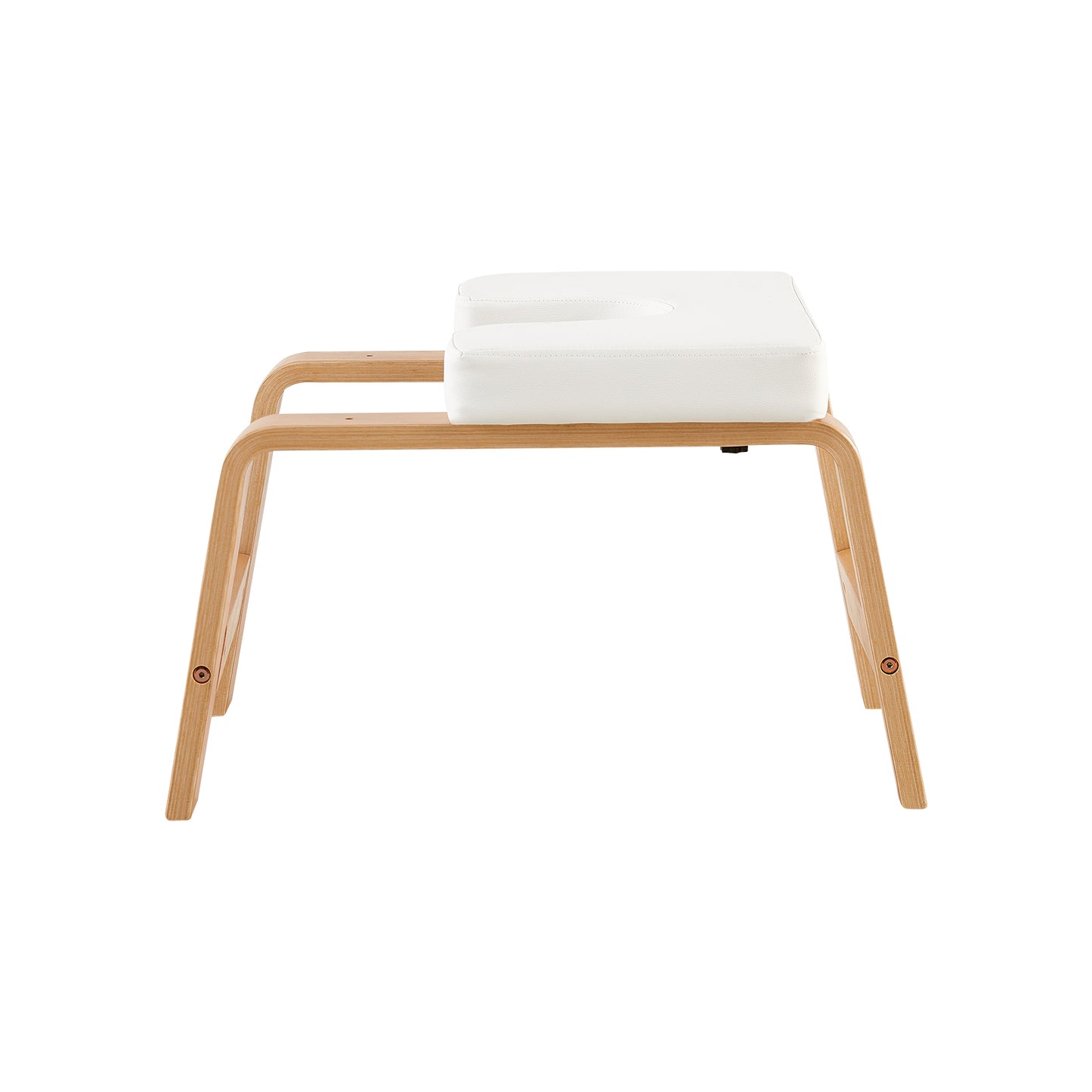FIFE Bentwood Yoga Hoofdstand Bank - Wit