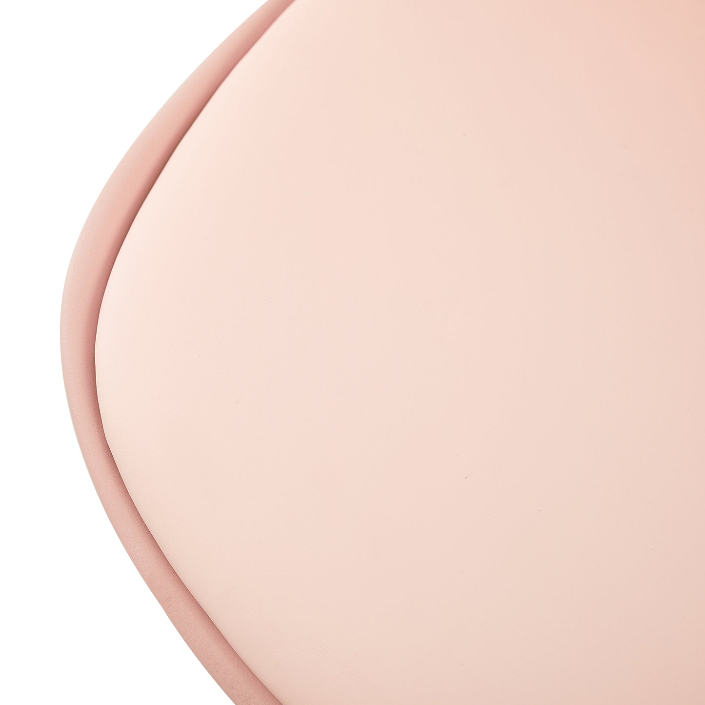 GRAND Kinder eetkamerstoel met beukenhouten poten, set van 2 - Roze/Wit