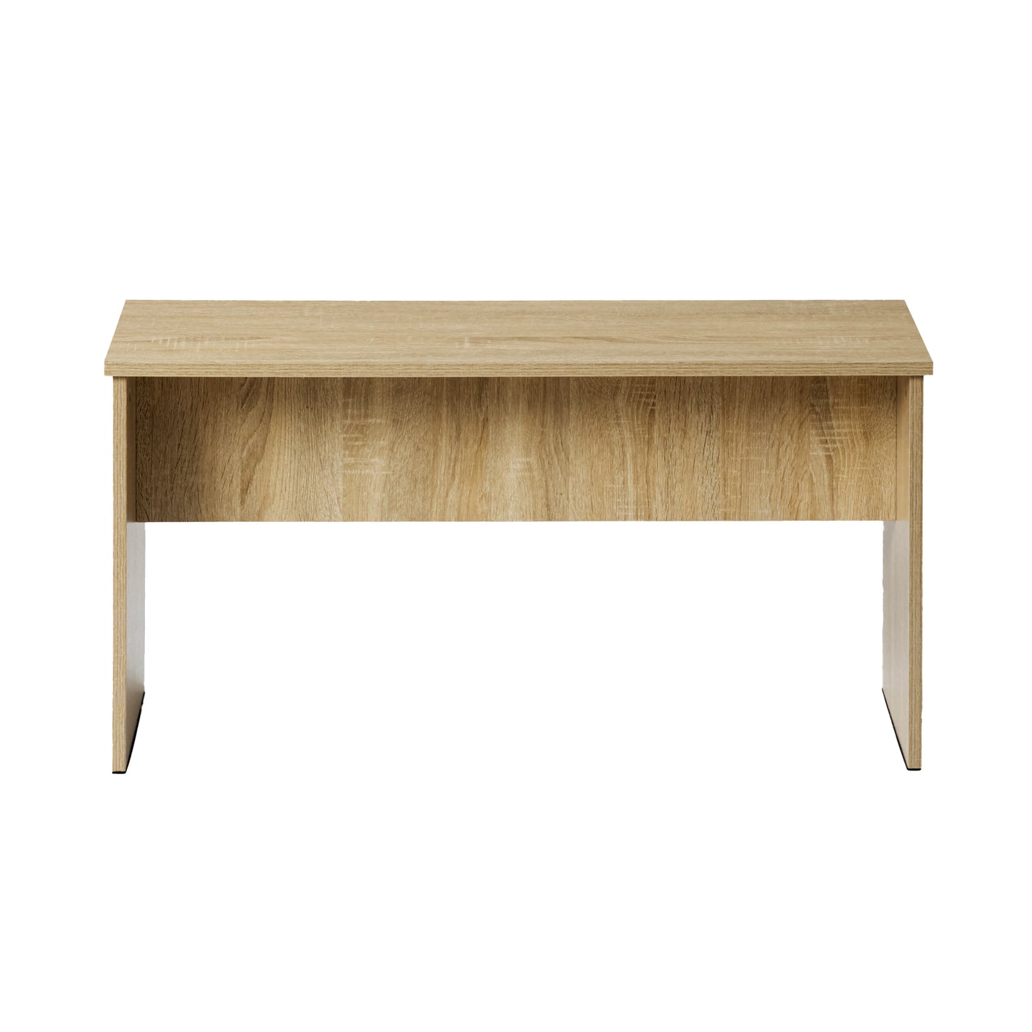 Eetkamerbank lang met 90cm set van 2 - EIKEN/Wit/Zwart-HYBLA