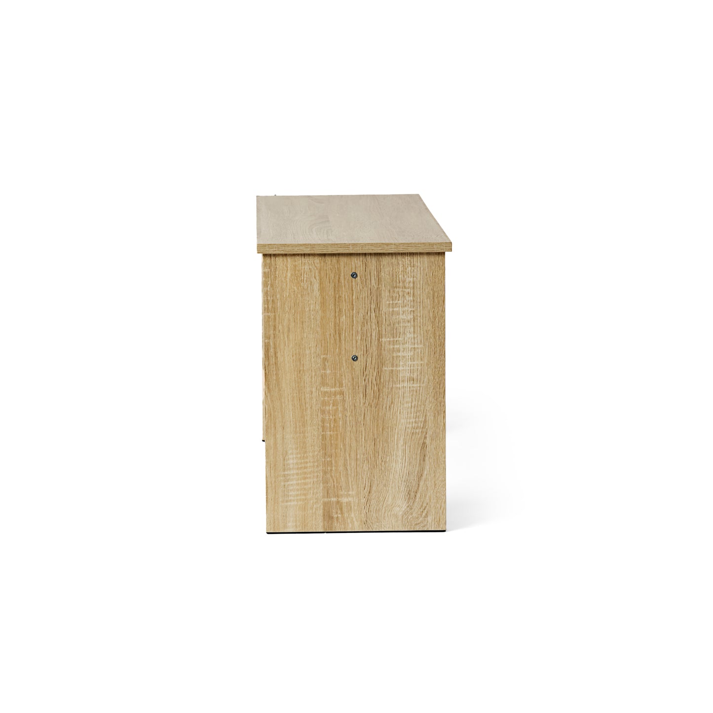 Eetkamerbank lang met 90cm set van 2 - EIKEN/Wit/Zwart-HYBLA