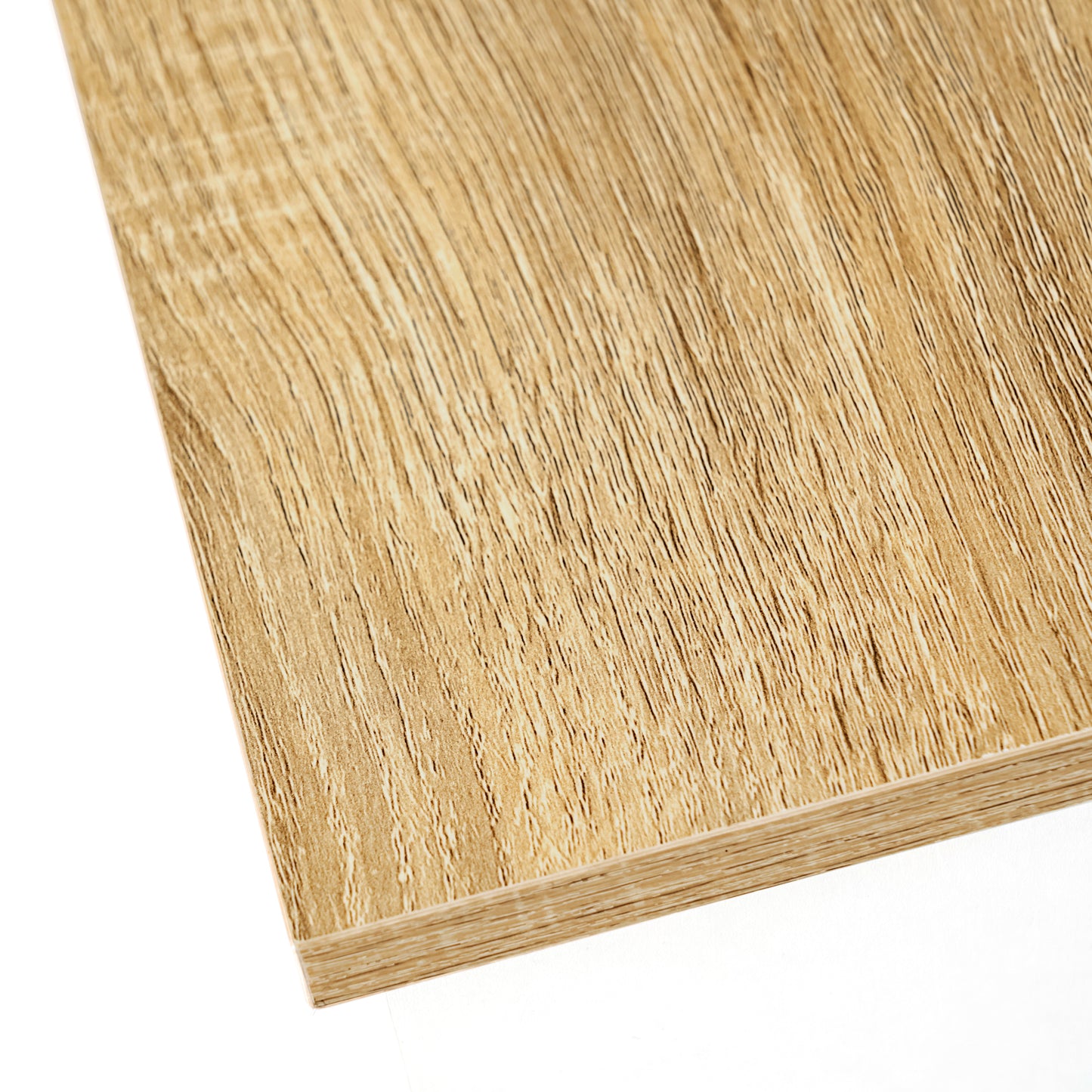 Eetkamerbank lang met 90cm set van 2 - EIKEN/Wit/Zwart-HYBLA