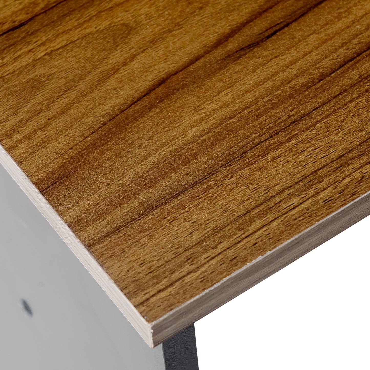 Eetkamerbank lang met 90cm set van 2 - EIKEN/Wit/Zwart-HYBLA