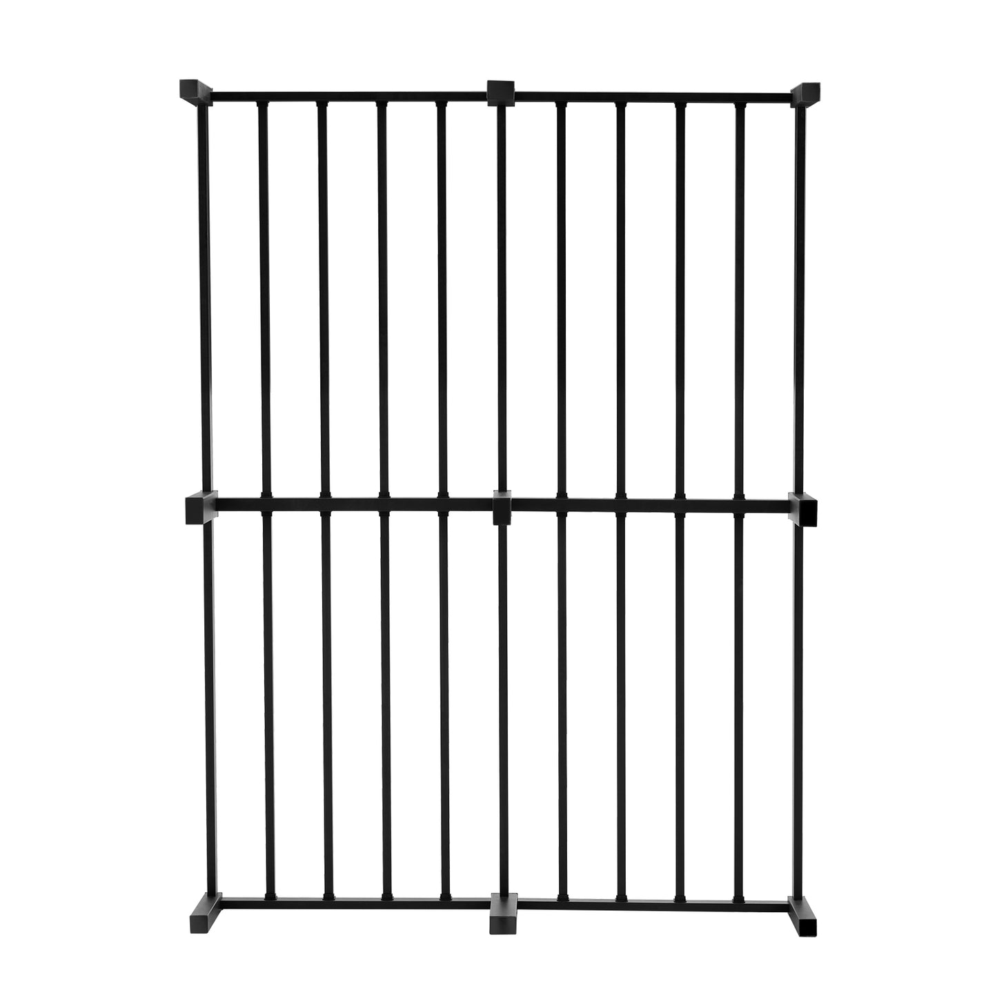 LUBLIN Dubbel Metalen Bedframe - Zwart