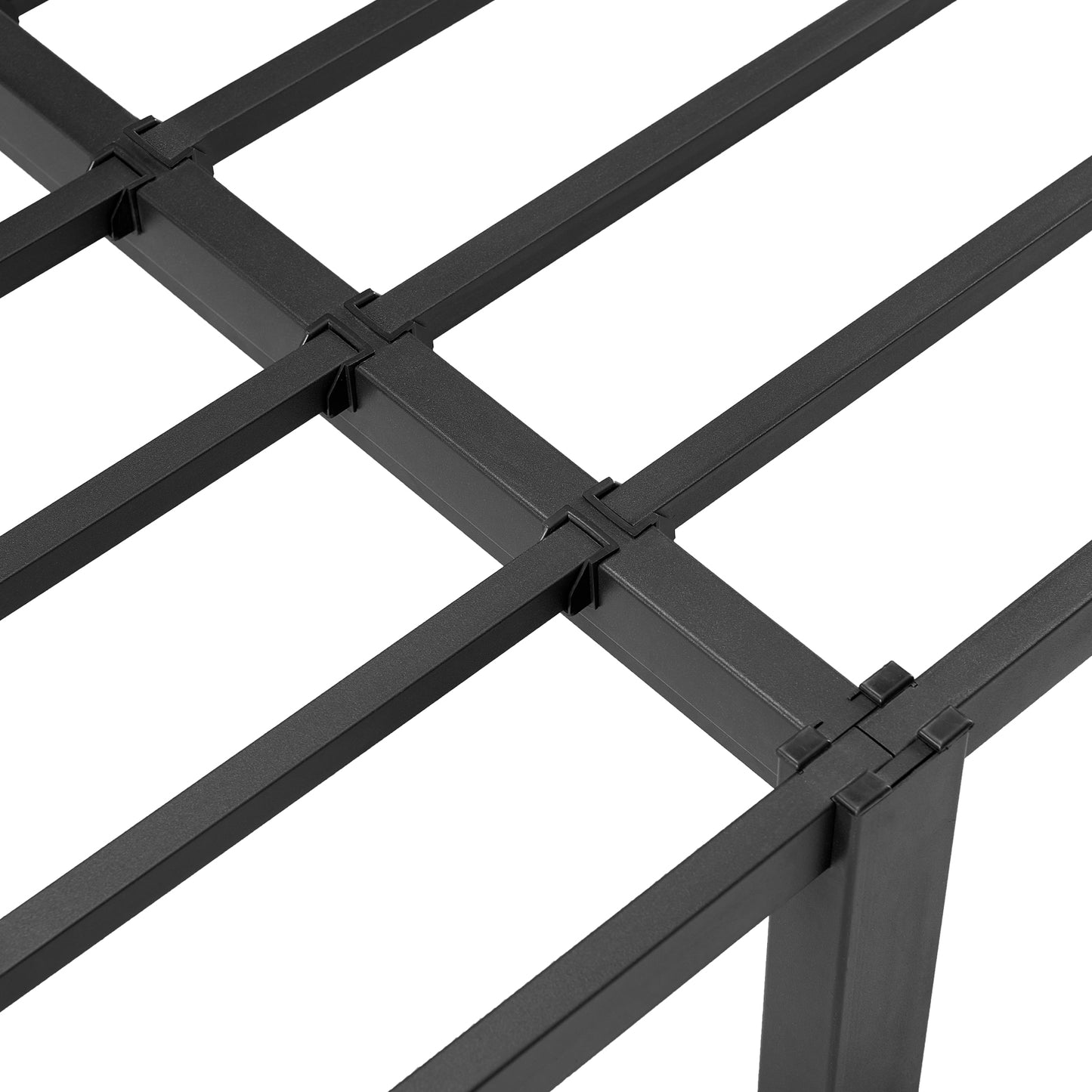 LUBLIN Dubbel Metalen Bedframe - Zwart