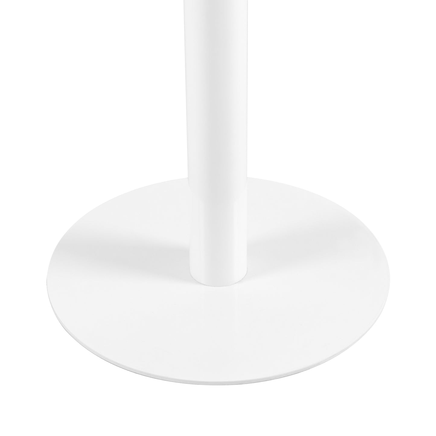 LYMAN Ronde Eettafel 80 cm - Wit/Zwart