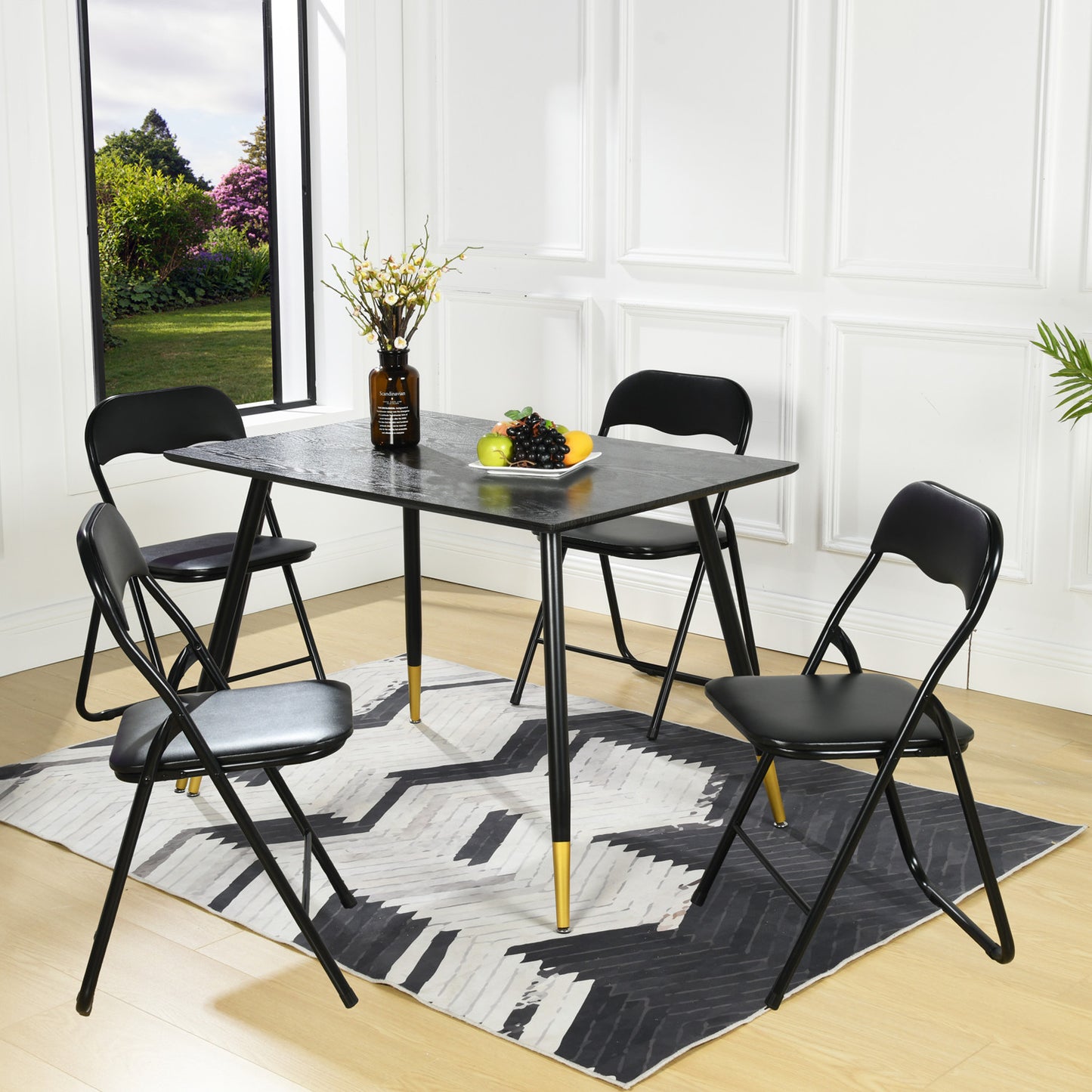 MANGO Gevoerde Stapelbare Vouwstoelen Set van 2/4/6