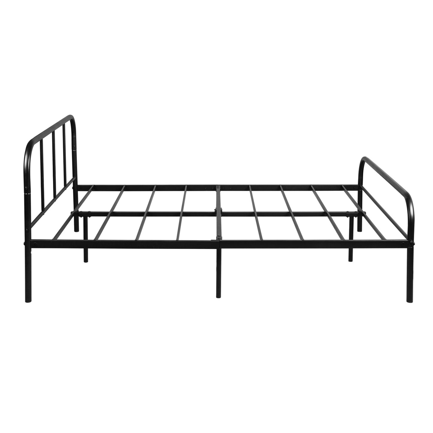 MILO Enkel/Dubbel Metalen Bedframe - Zwart
