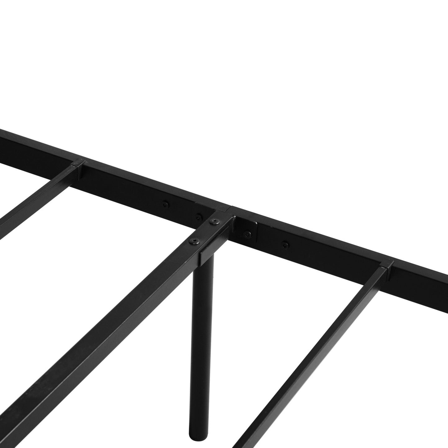 MILO Enkel/Dubbel Metalen Bedframe - Zwart