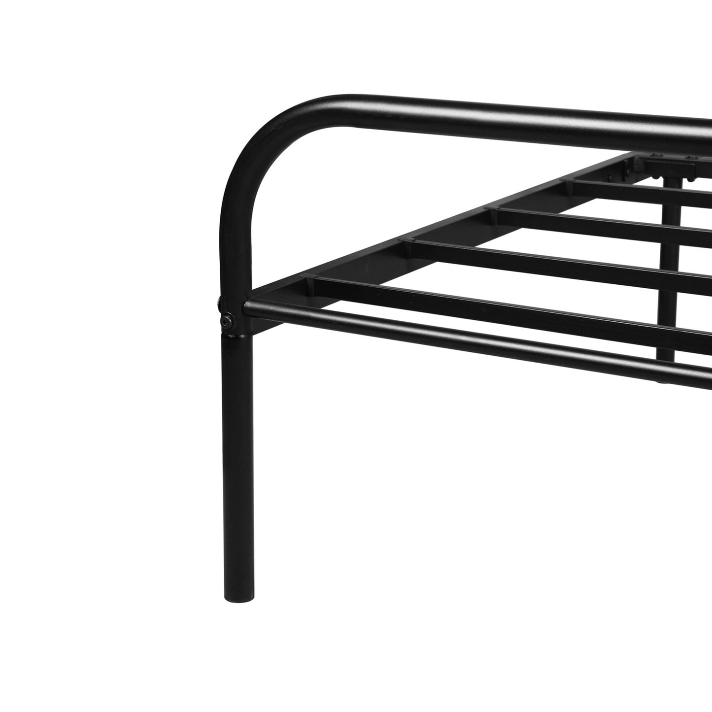 MILO Enkel/Dubbel Metalen Bedframe - Zwart