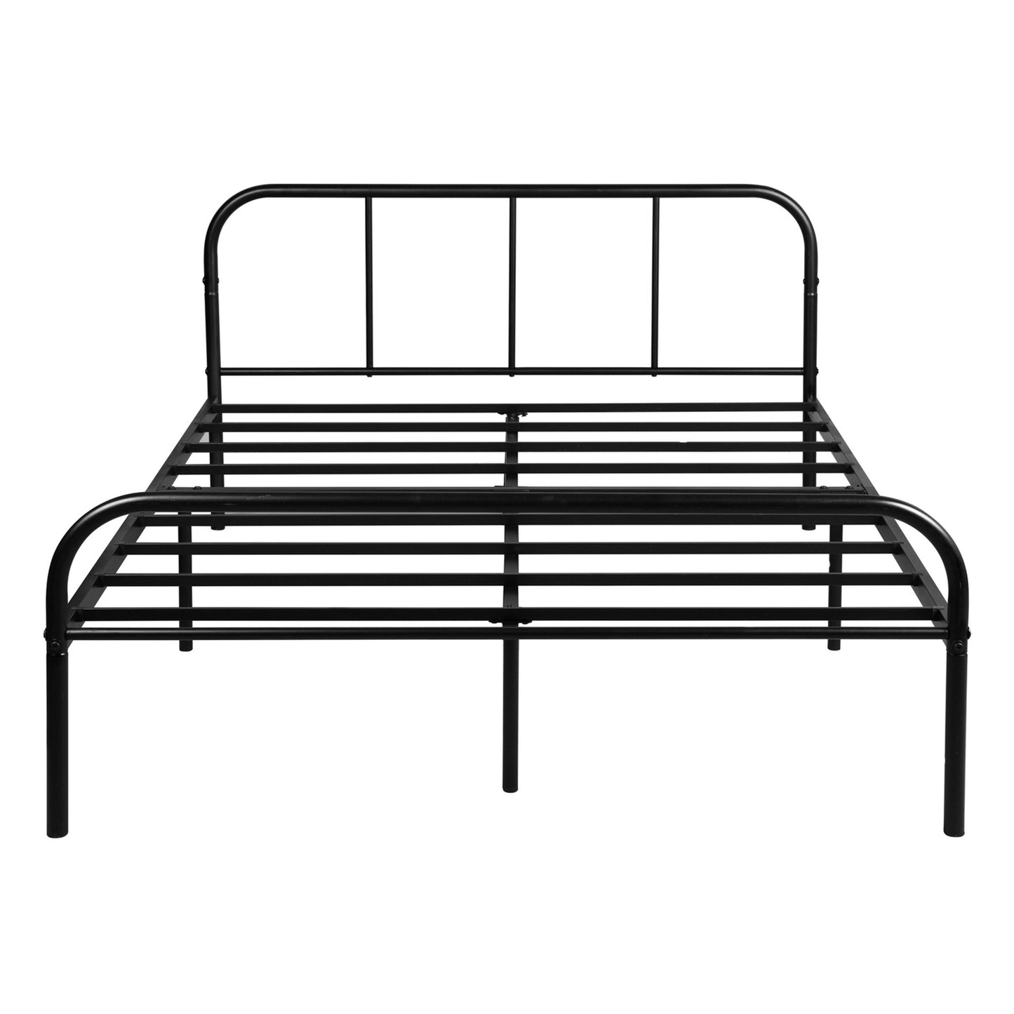 MILO Enkel/Dubbel Metalen Bedframe - Zwart