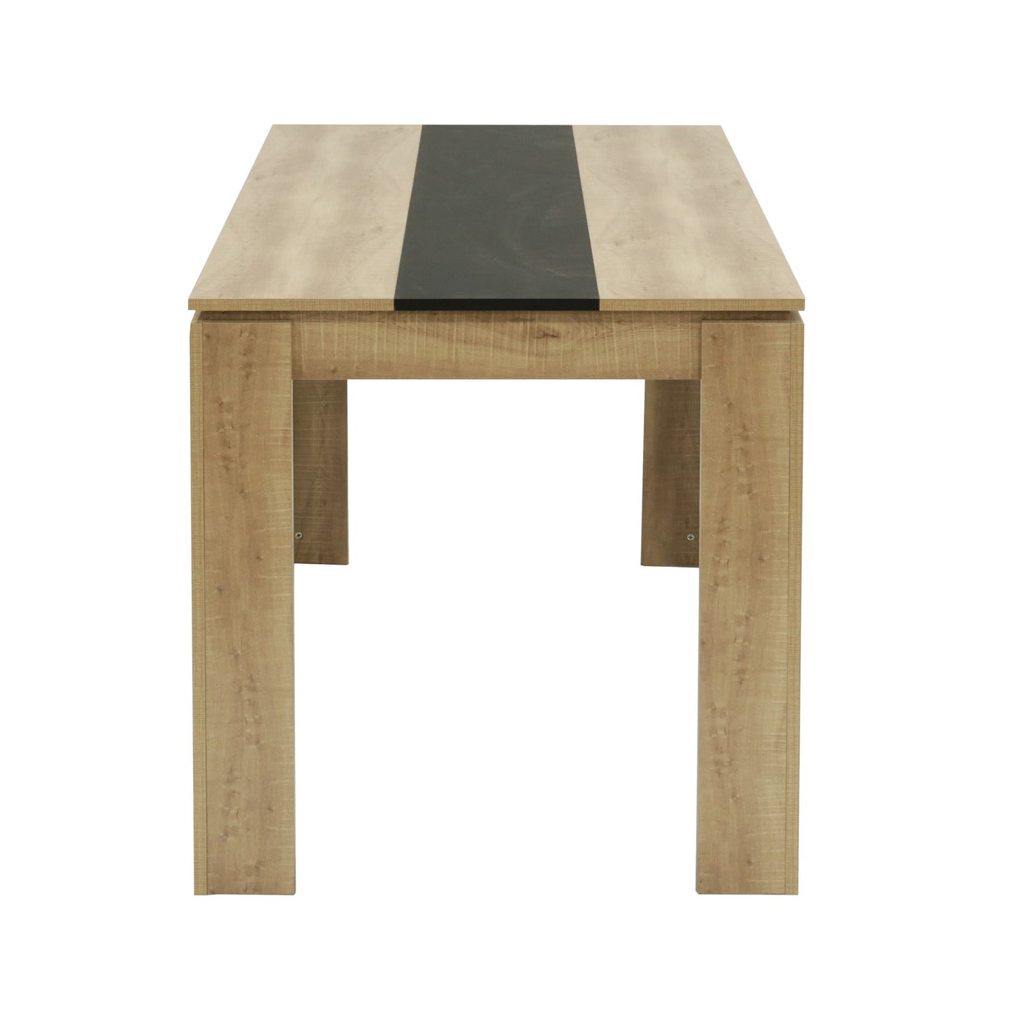 MUSK Eettafel met 110cm/120cm/140cm/160cm - Zwart