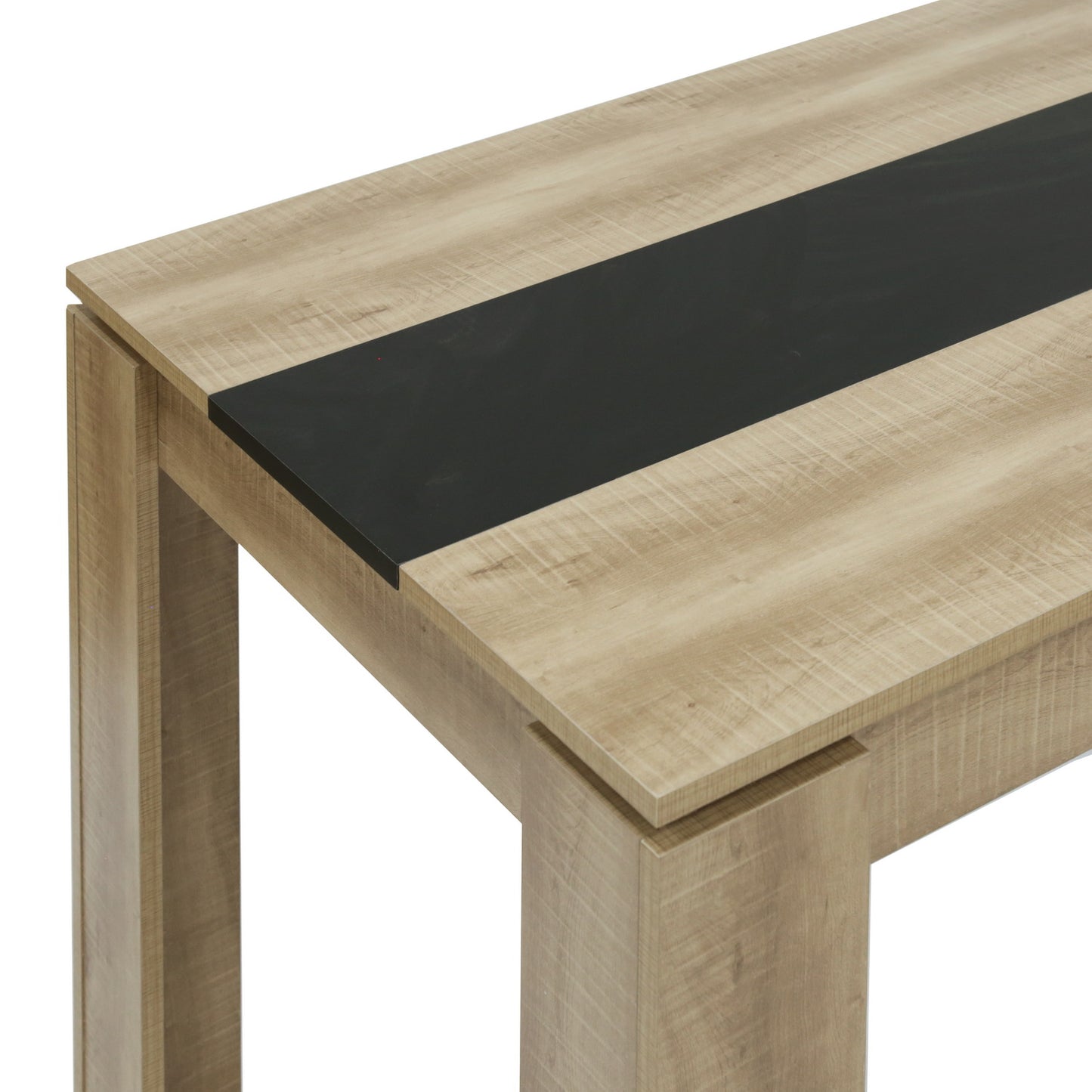 MUSK Eettafel met 110cm/120cm/140cm/160cm - Zwart