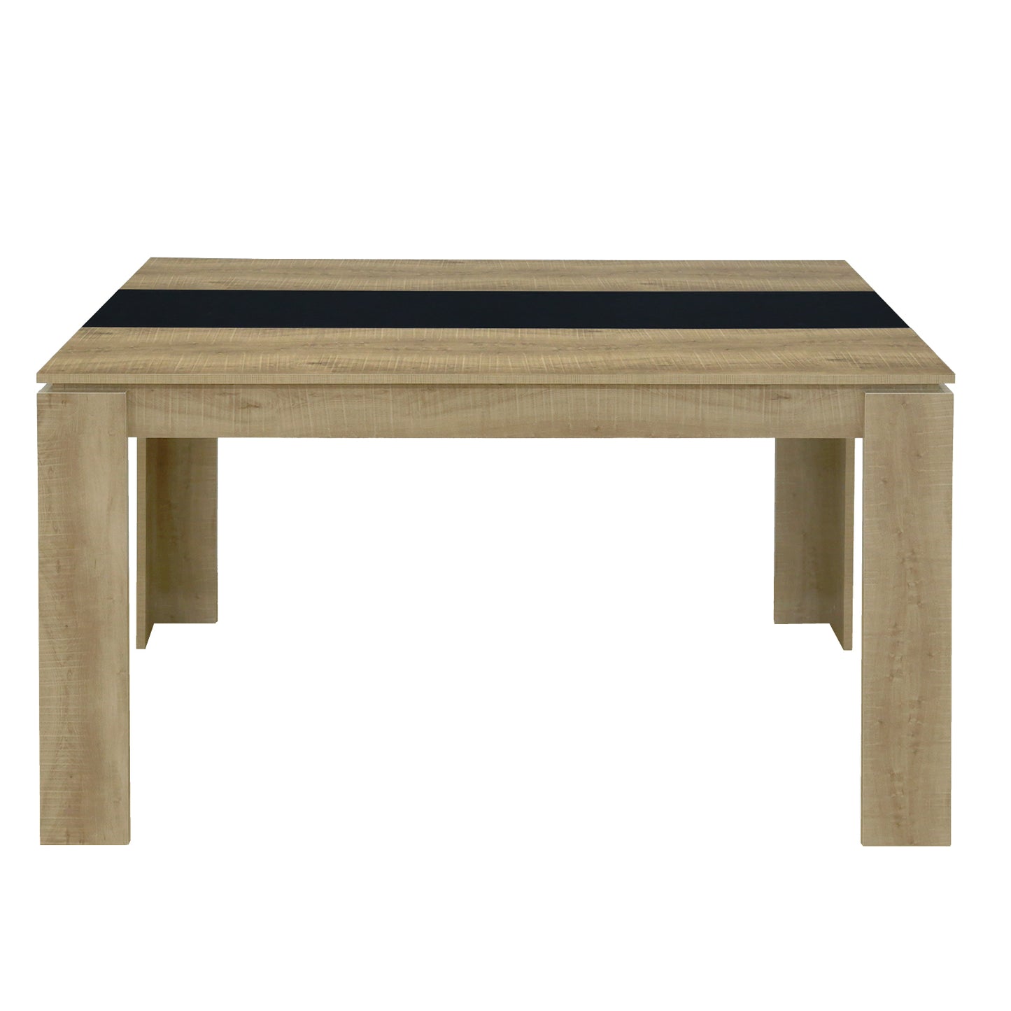 MUSK Eettafel met 110cm/120cm/140cm/160cm - Zwart