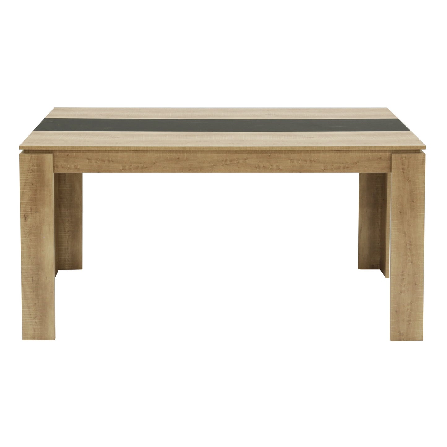 MUSK Eettafel met 110cm/120cm/140cm/160cm - Zwart