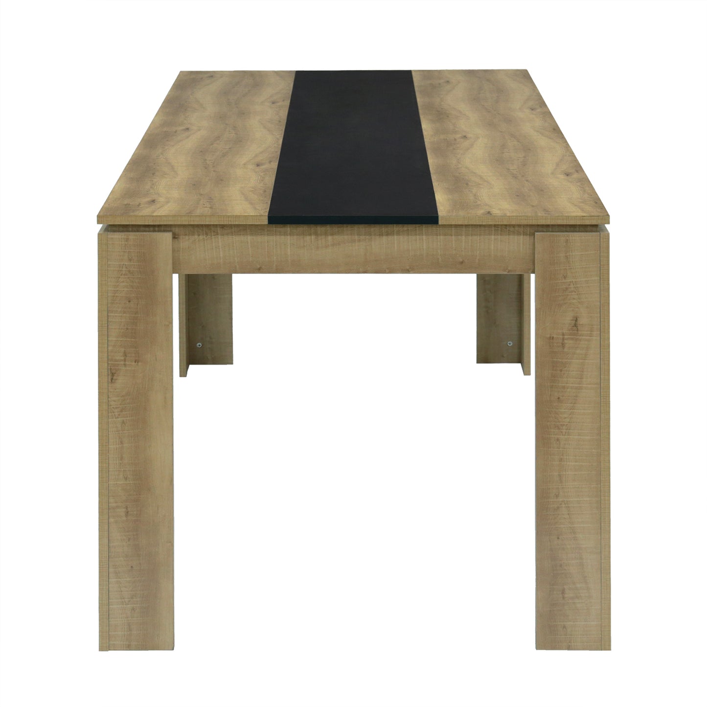 MUSK Eettafel met 110cm/120cm/140cm/160cm - Zwart