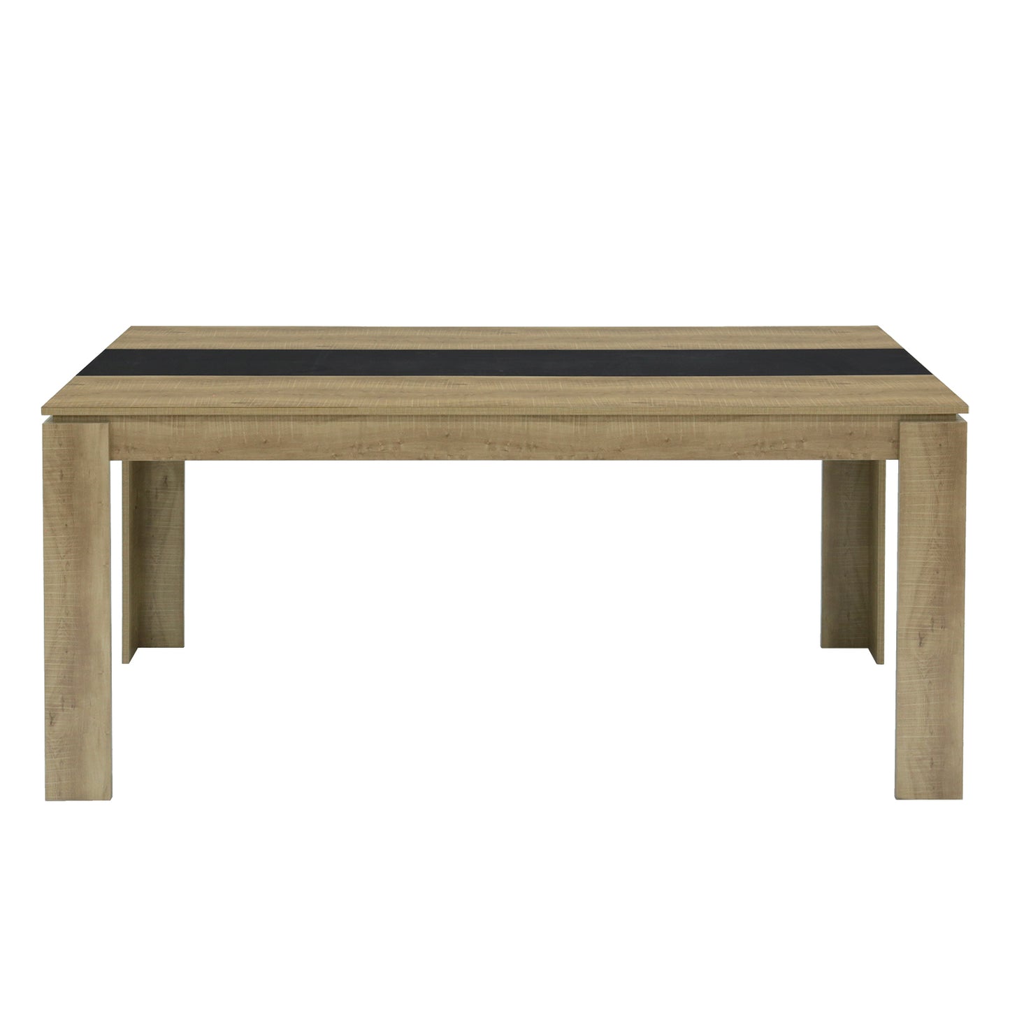 MUSK Eettafel met 110cm/120cm/140cm/160cm - Zwart