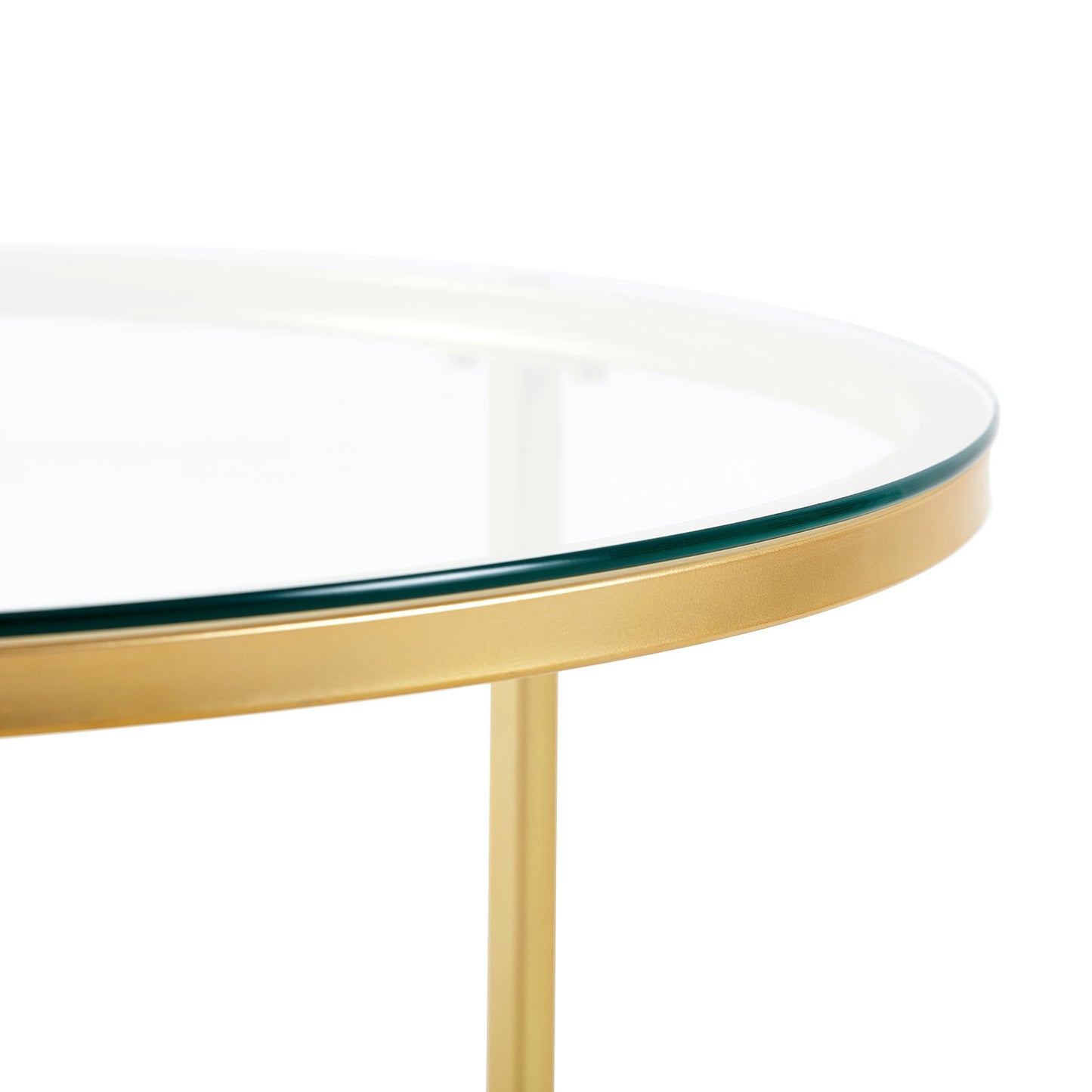 NAPLES Nestbare Salontafel- Goud/Zwart