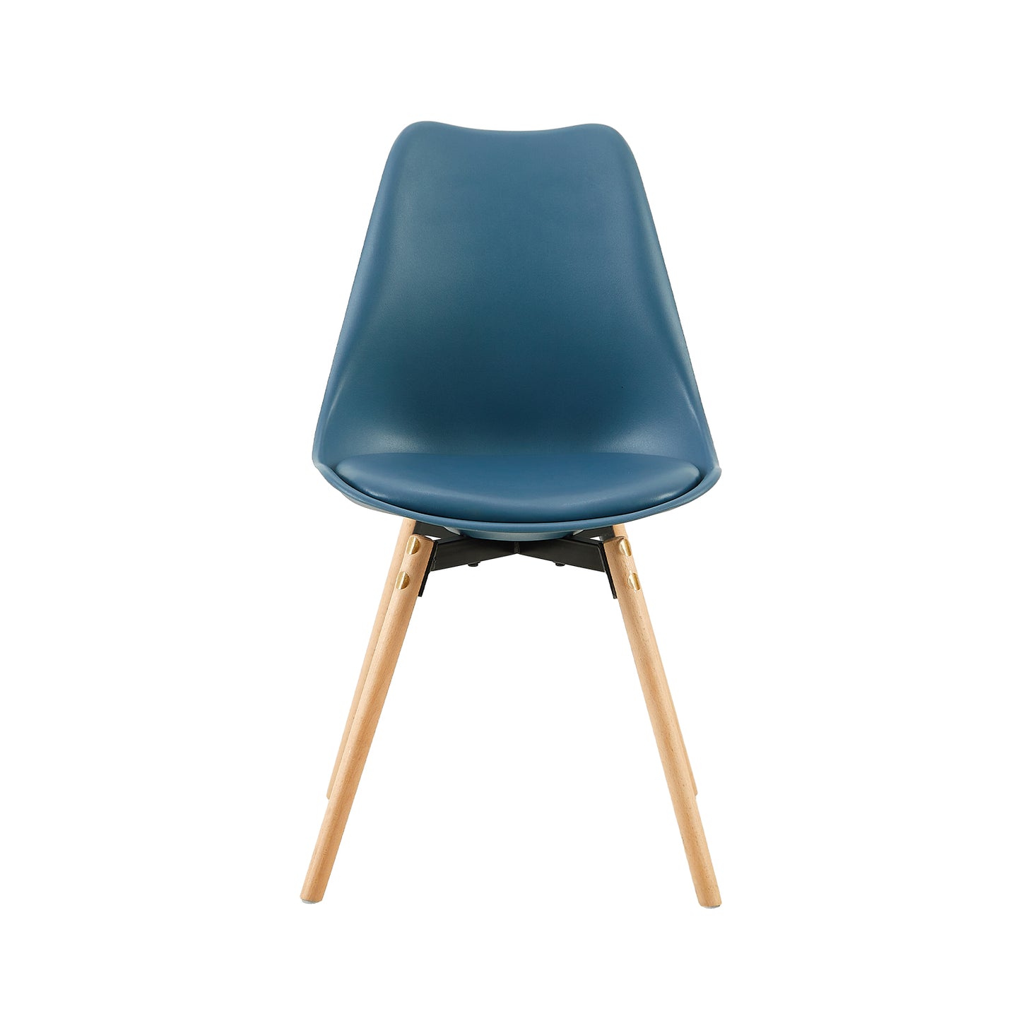 OATS Set van 4/6 Zijdelingse Accentstoelen – Lichtgrijs Blauw / Donkergrijs Blauw/Groen ijs