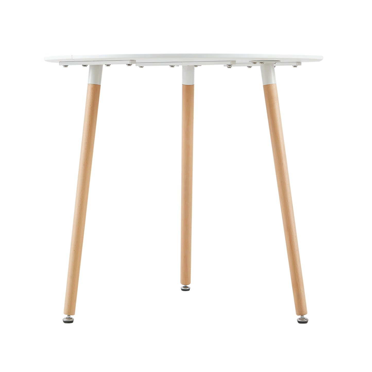 Ronde eettafel 80cm met 3 poten - Wit - PEA