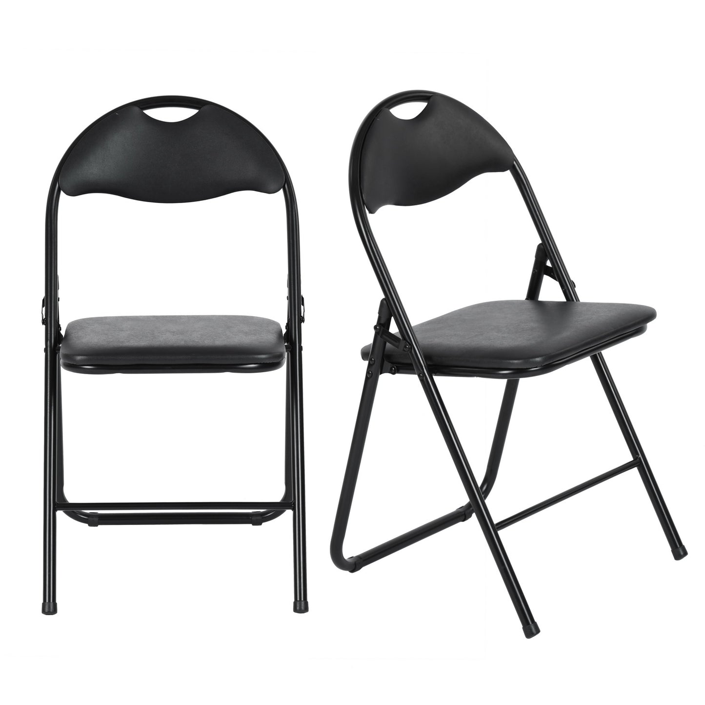PEACOCKAR Gevoerde, stapelbare, opvouwbare stoelen, set van 2/4/6