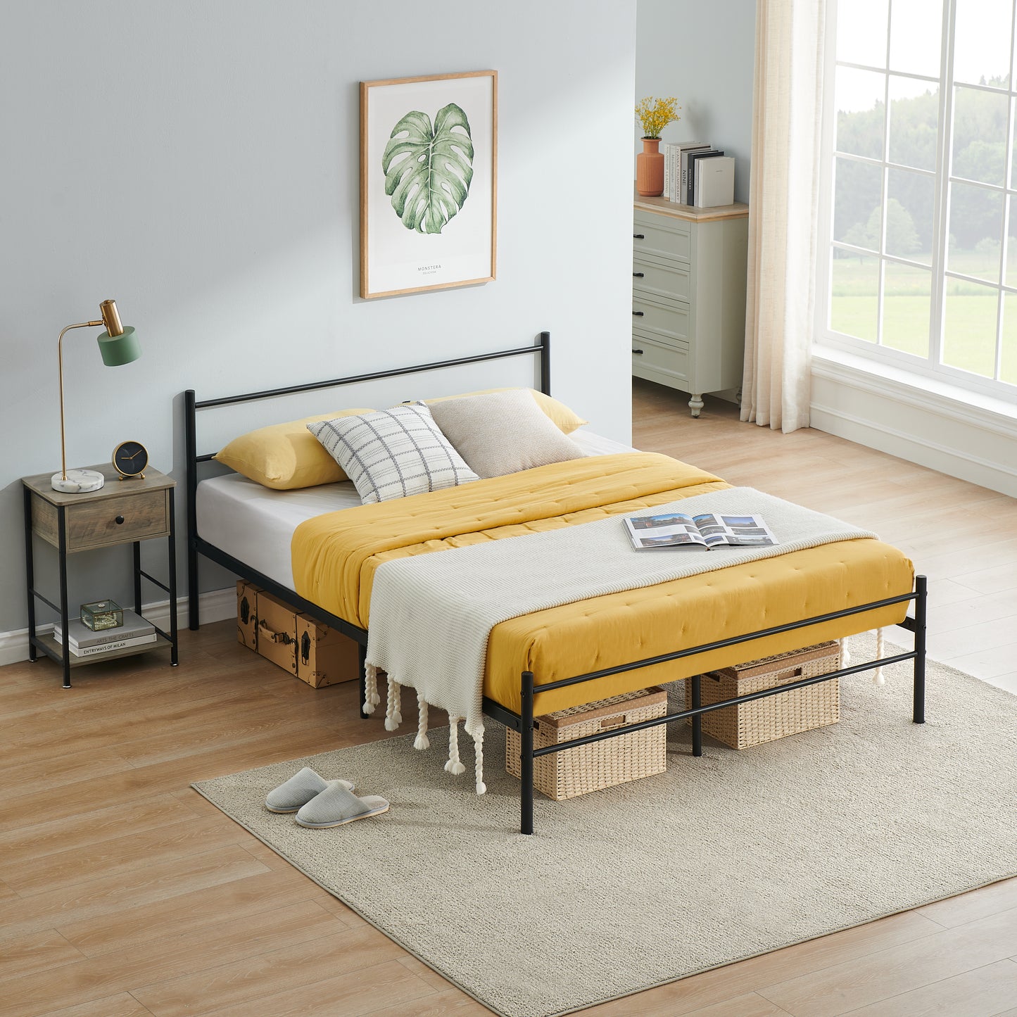 PRIMO Metalen Een-/Tweepersoonsbed Frame