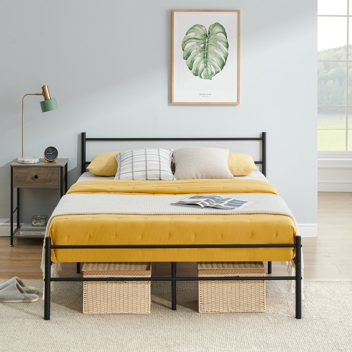 PRIMO Metalen Een-/Tweepersoonsbed Frame