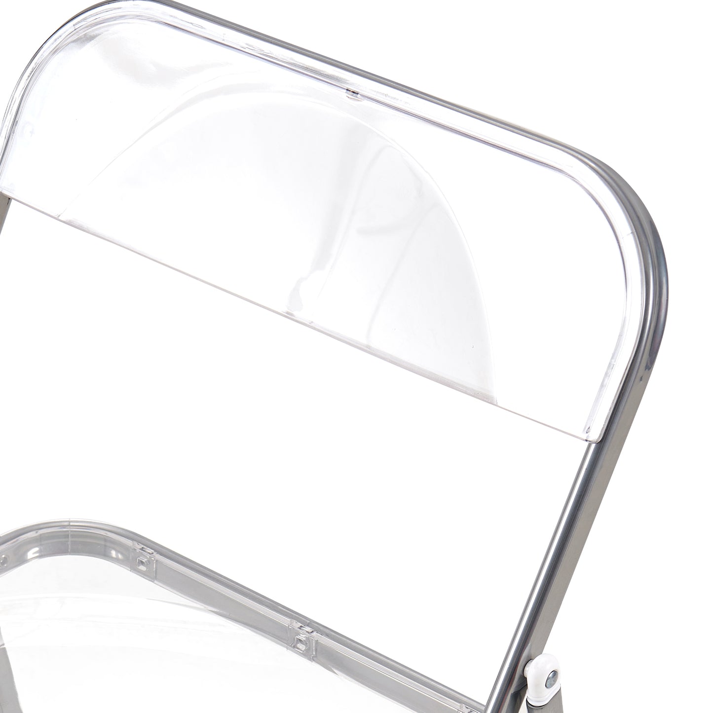 PURDY Stapelbare Vouwstoelen Set van 4/6 - Doorzichtig