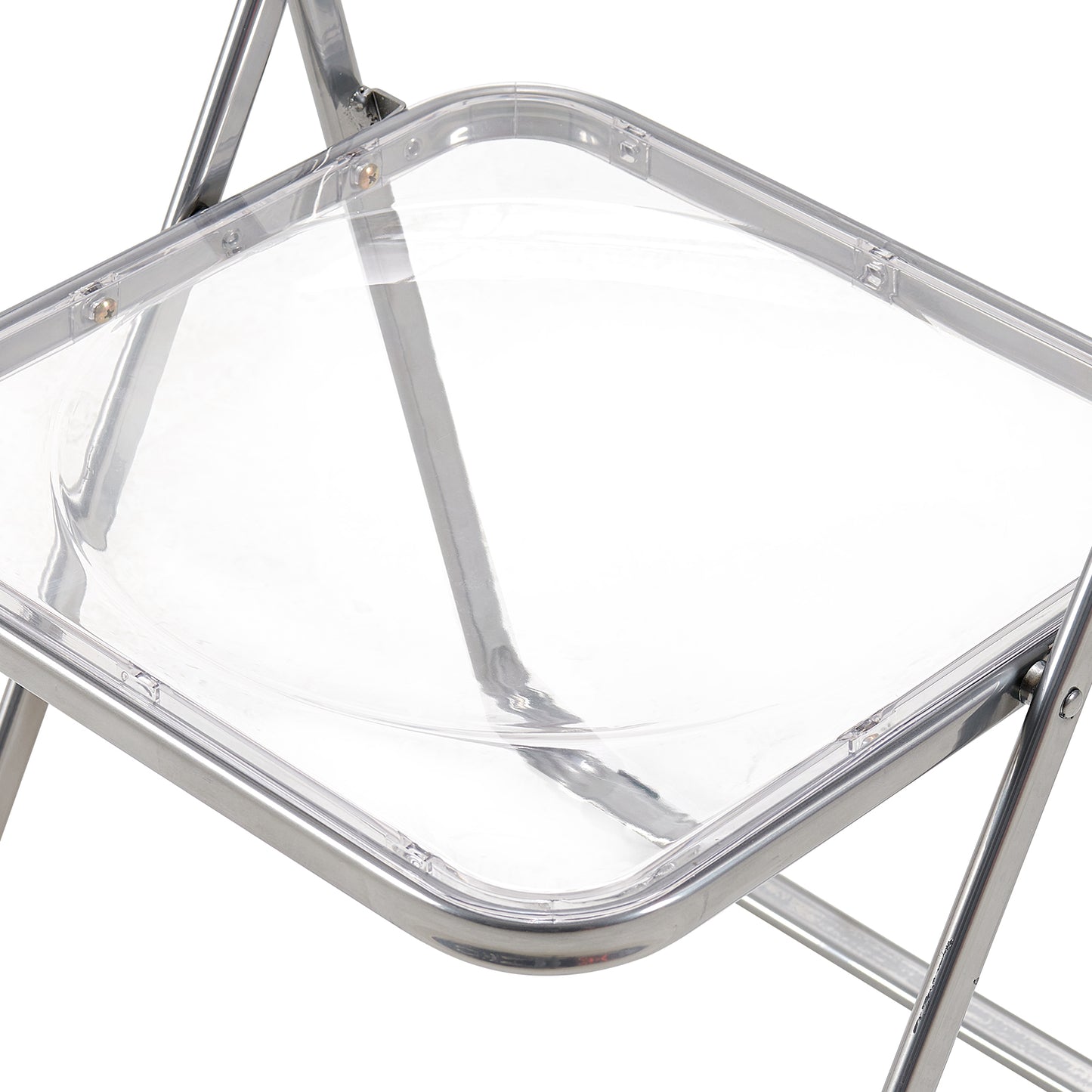 PURDY Stapelbare Vouwstoelen Set van 4/6 - Doorzichtig