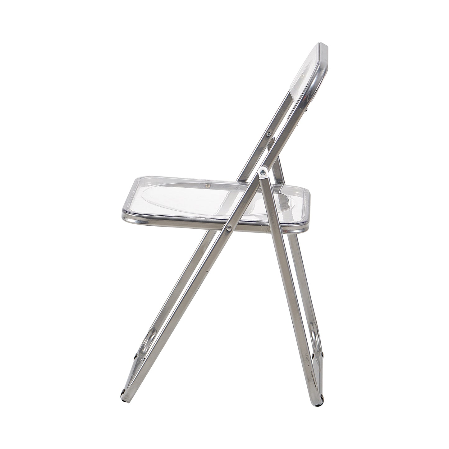 PURDY Stapelbare Vouwstoelen Set van 4/6 - Doorzichtig
