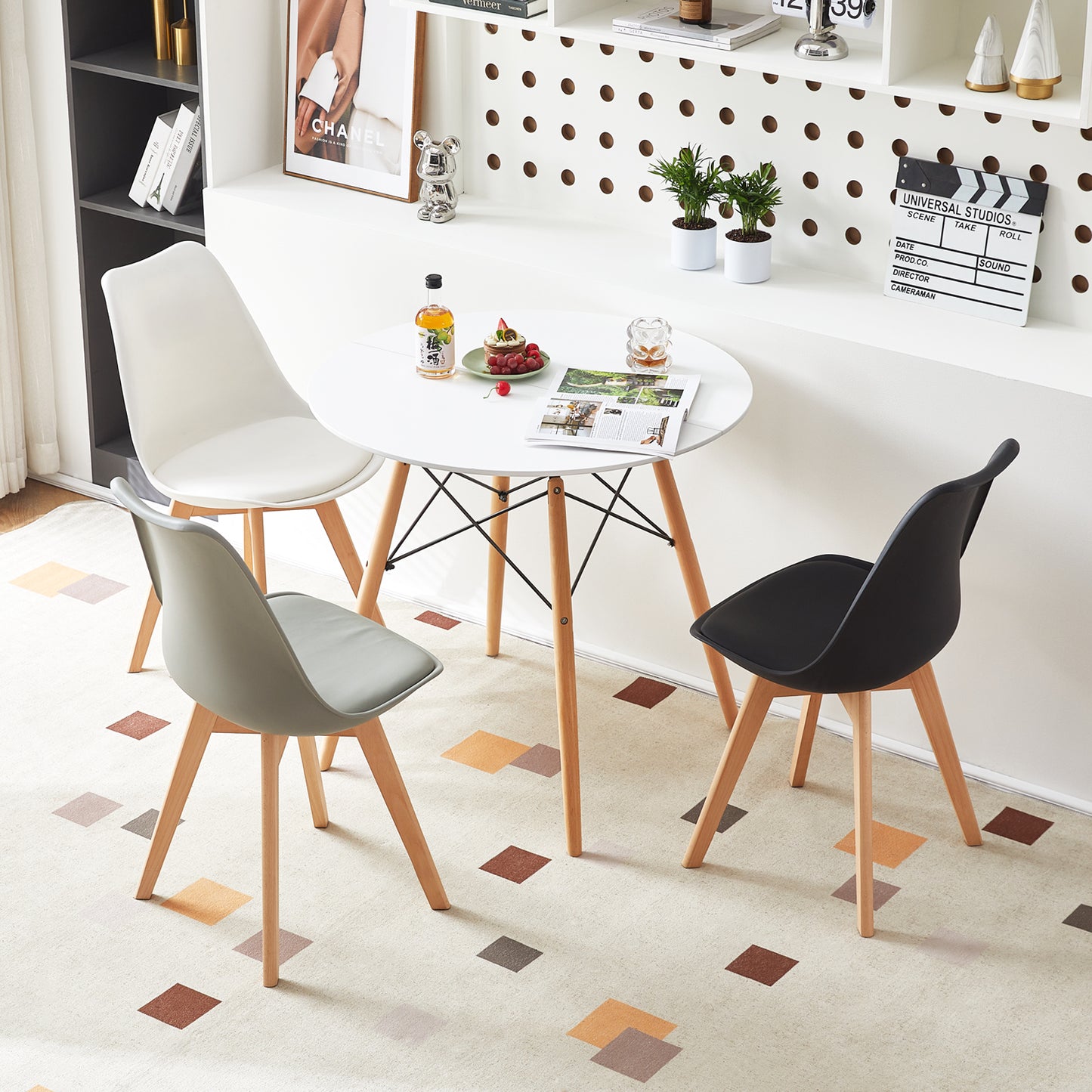 Interrupt Ronde Tafel - Zwart/Wit-RAY