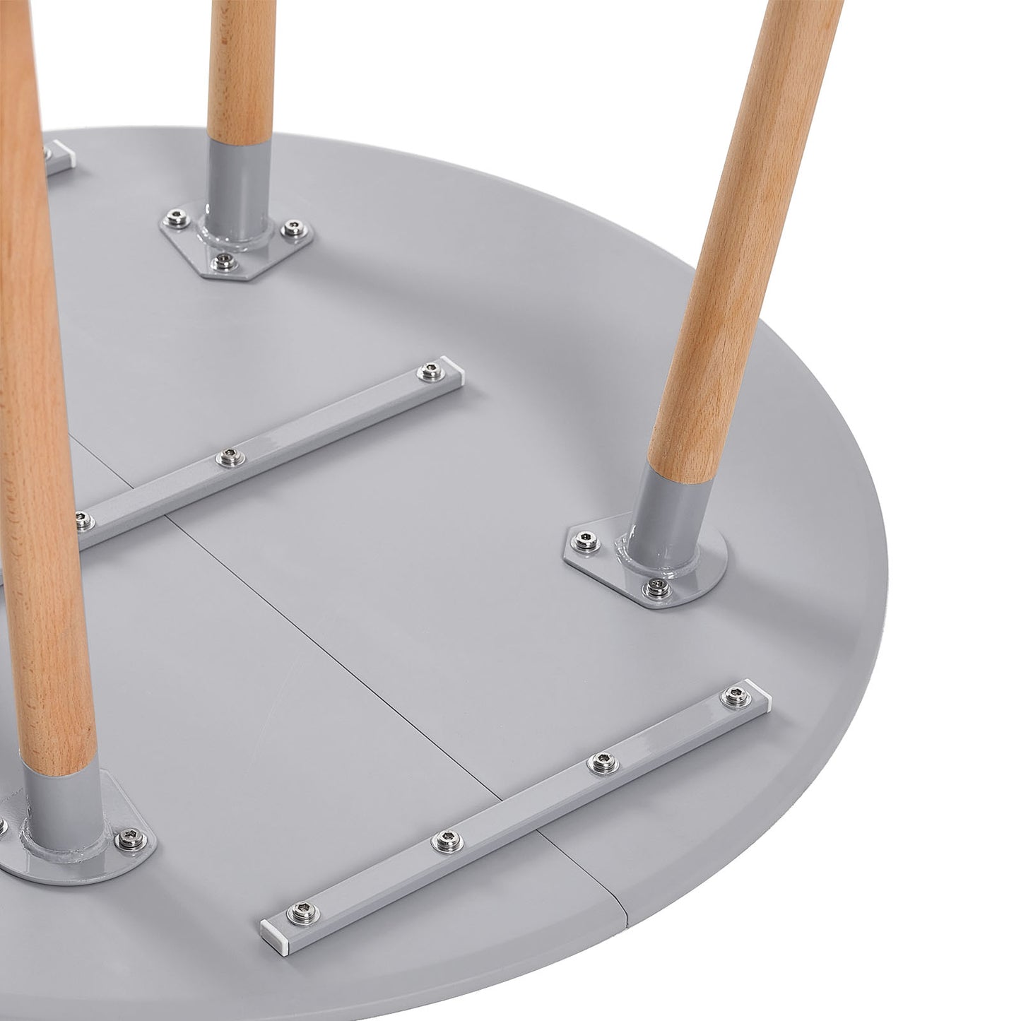 RONALD Ronde eettafel in Scandinavische stijl - Grijs