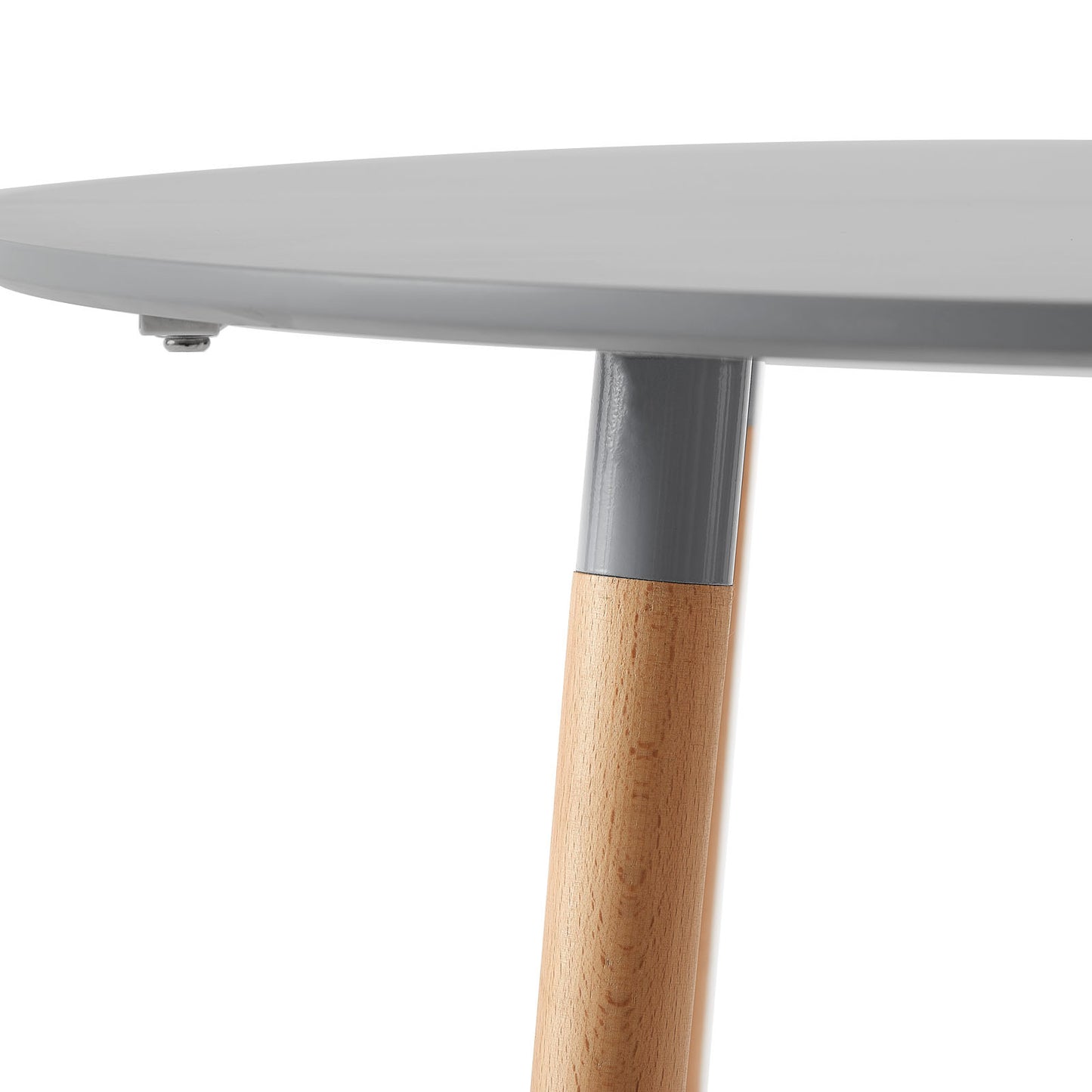 RONALD Ronde eettafel in Scandinavische stijl - Grijs