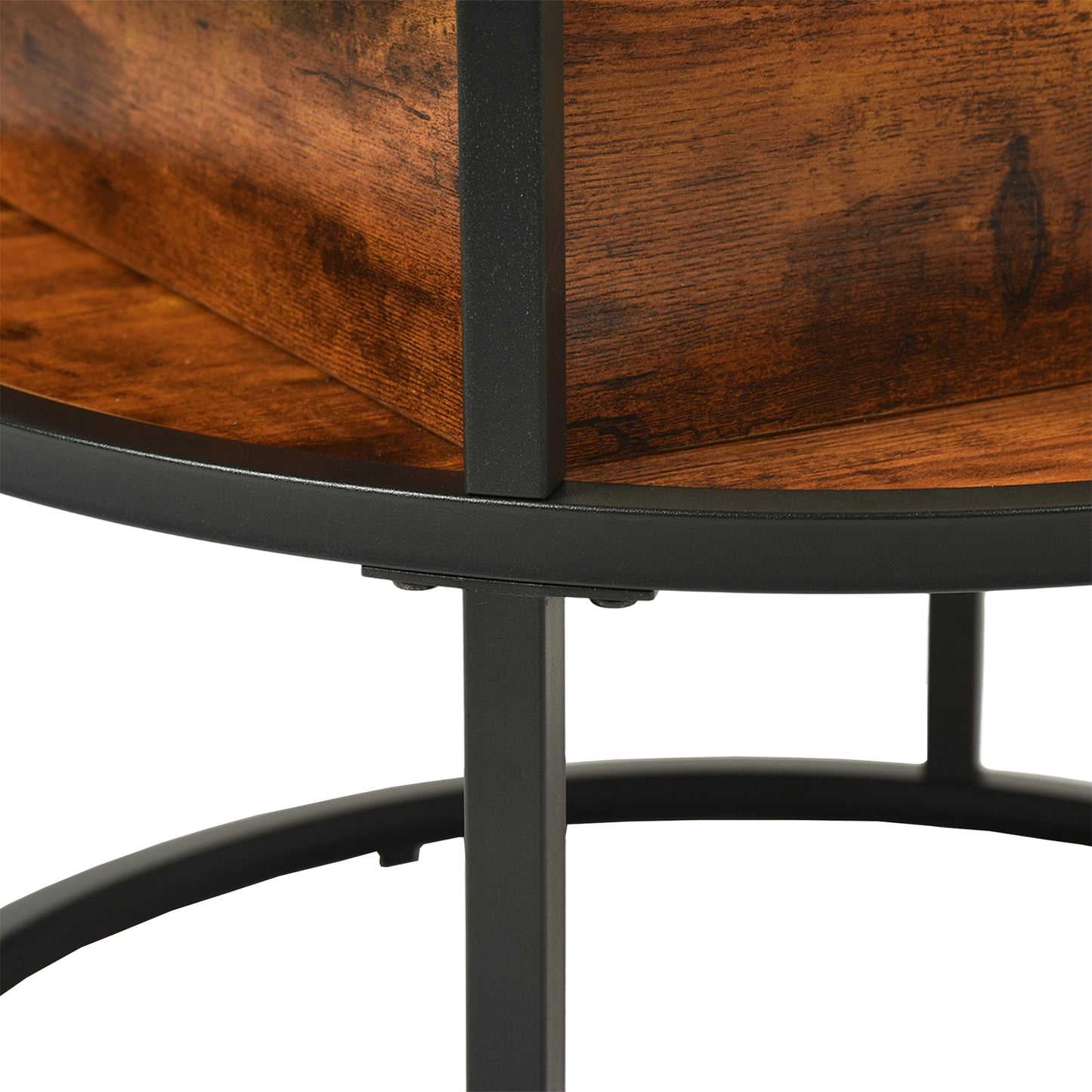 Ronde Lift-tafel met Verborgen Opbergruimte - ROSS