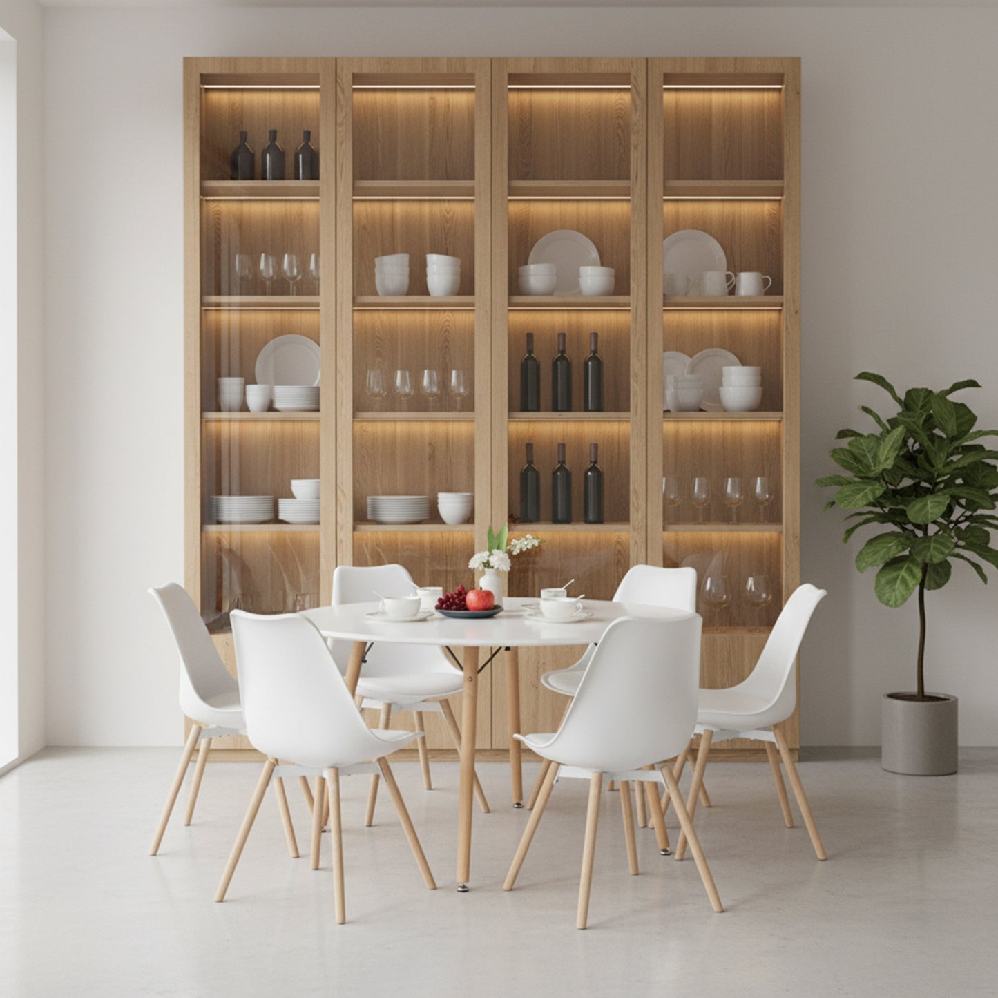 Ronde tafel Interrupt 120 cm - Wit