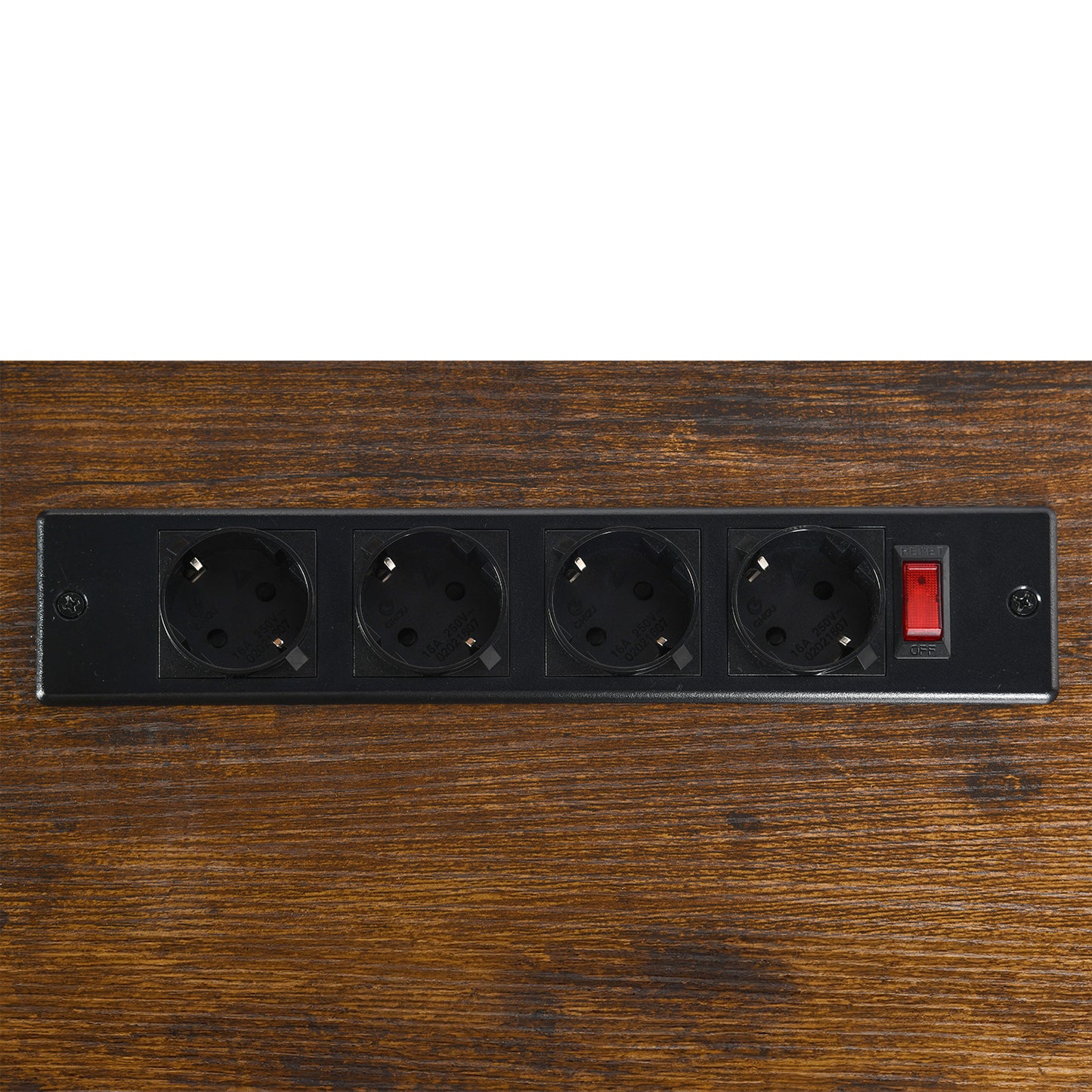 Moderne TV-Meubelset van 1 met Ijzeren Poten - Vuurkleur - SLATY