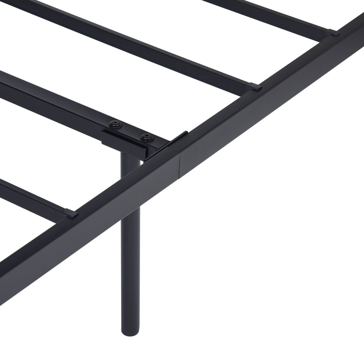 SOROSE Eenpersoons Metalen Slaapbankframe - Zwart/Wit