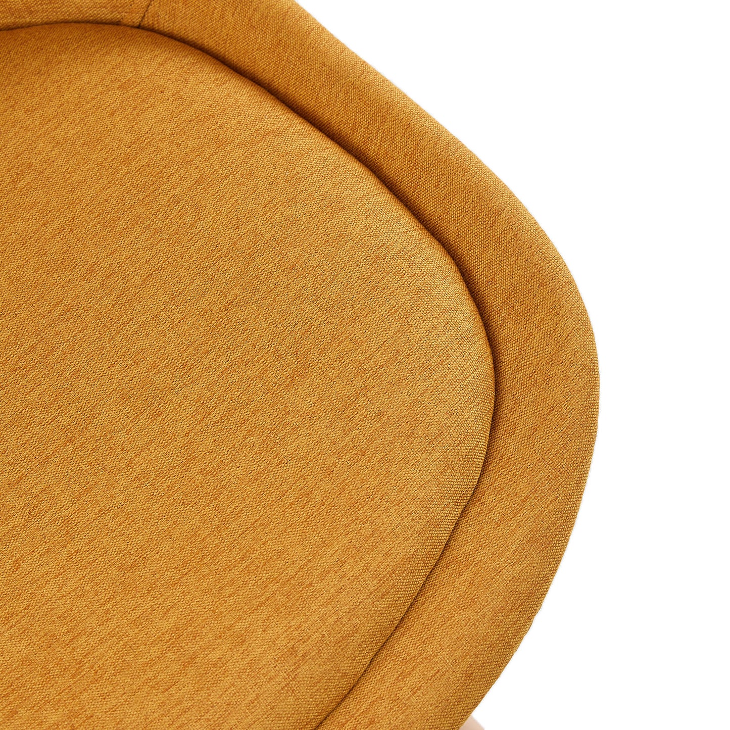 TULIP Stoffen Eetkamerstoelen (Set van 2) - Grijs/Geel