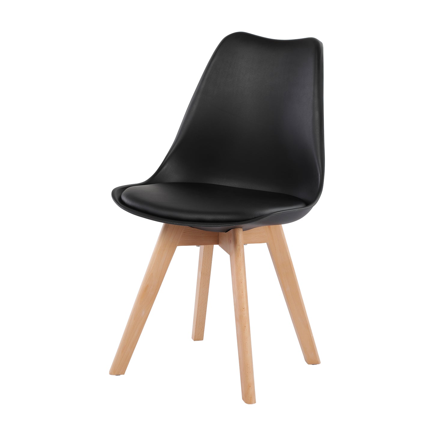 Eetkamerstoelen Set van 1/2/4/6 TULIP - Wit/Zwart/Grijs