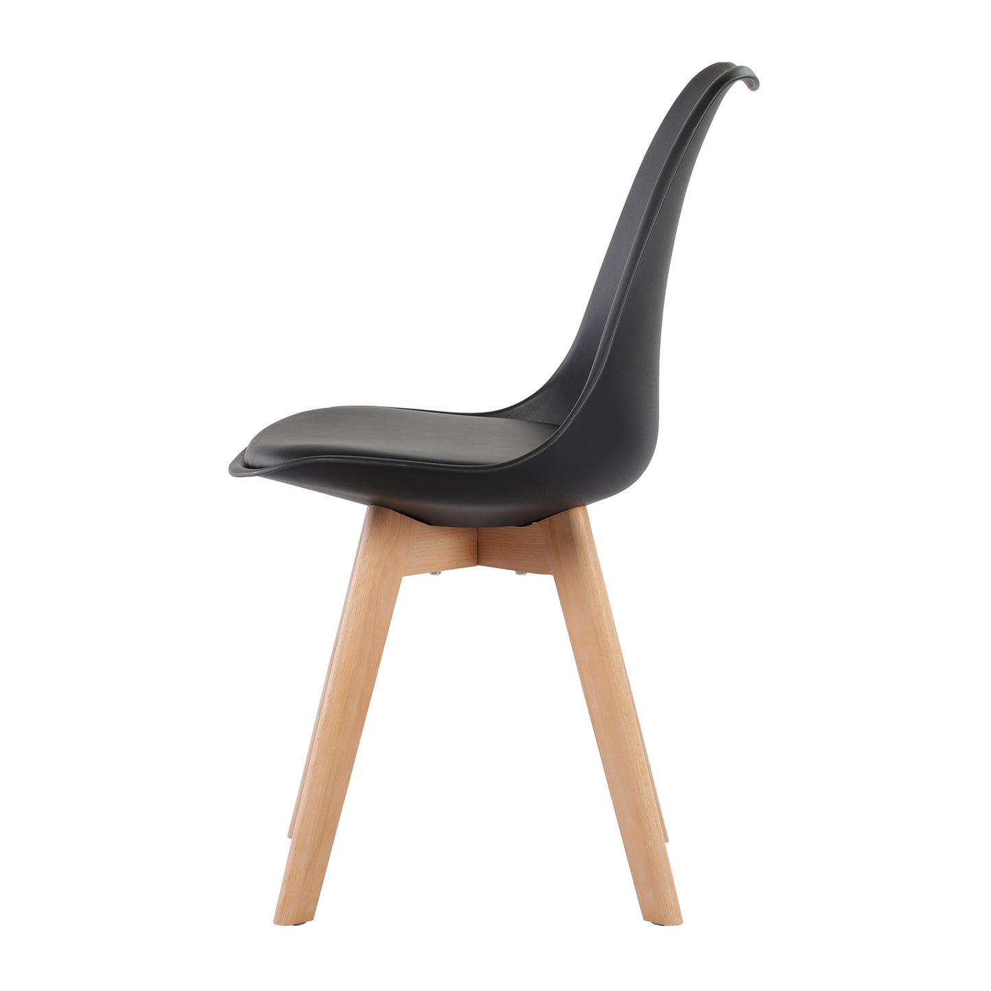 Eetkamerstoelen Set van 1/2/4/6 TULIP - Wit/Zwart/Grijs