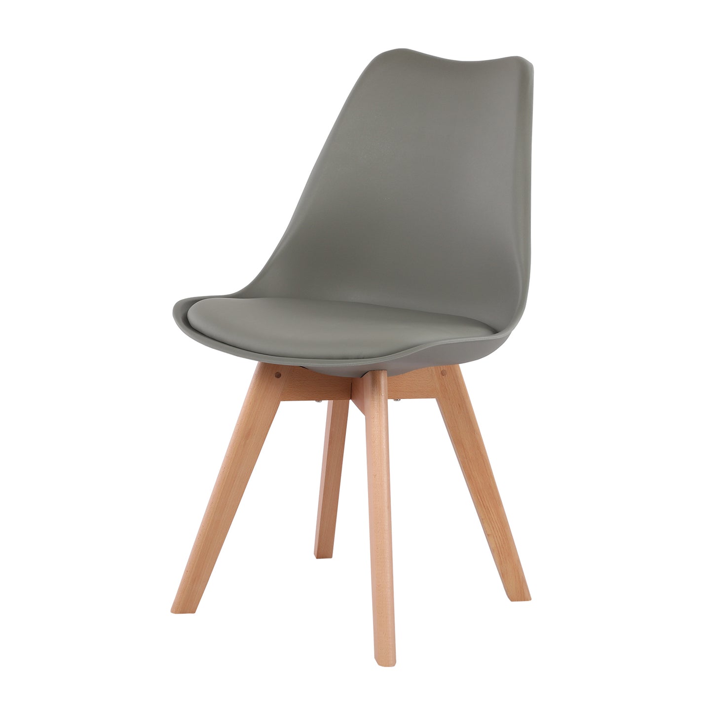 Eetkamerstoelen Set van 1/2/4/6 TULIP - Wit/Zwart/Grijs