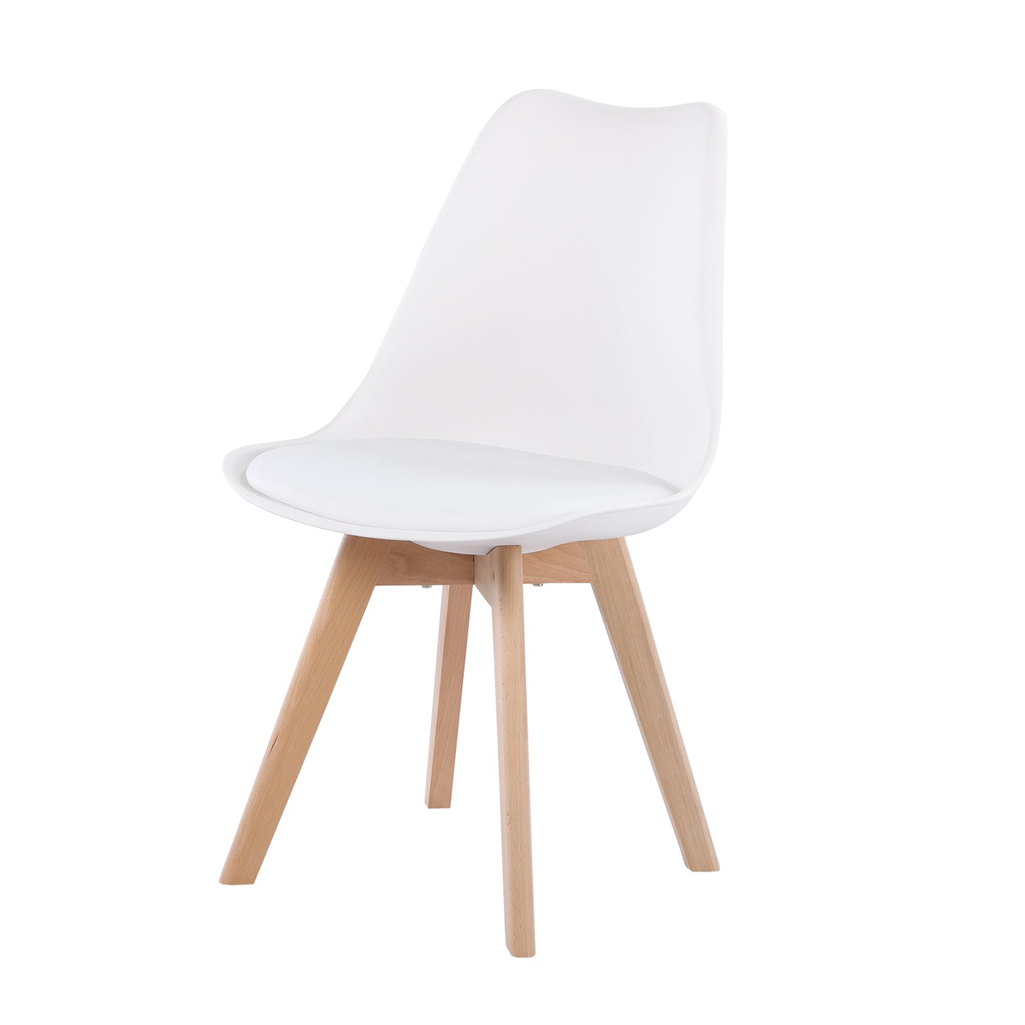 Eetkamerstoelen Set van 1/2/4/6 TULIP - Wit/Zwart/Grijs